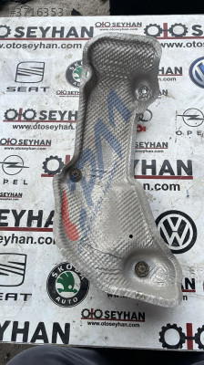 3Q0825756 Volkswagen Passat b8.5 b8 sol arka egzoz ısı kalkanı