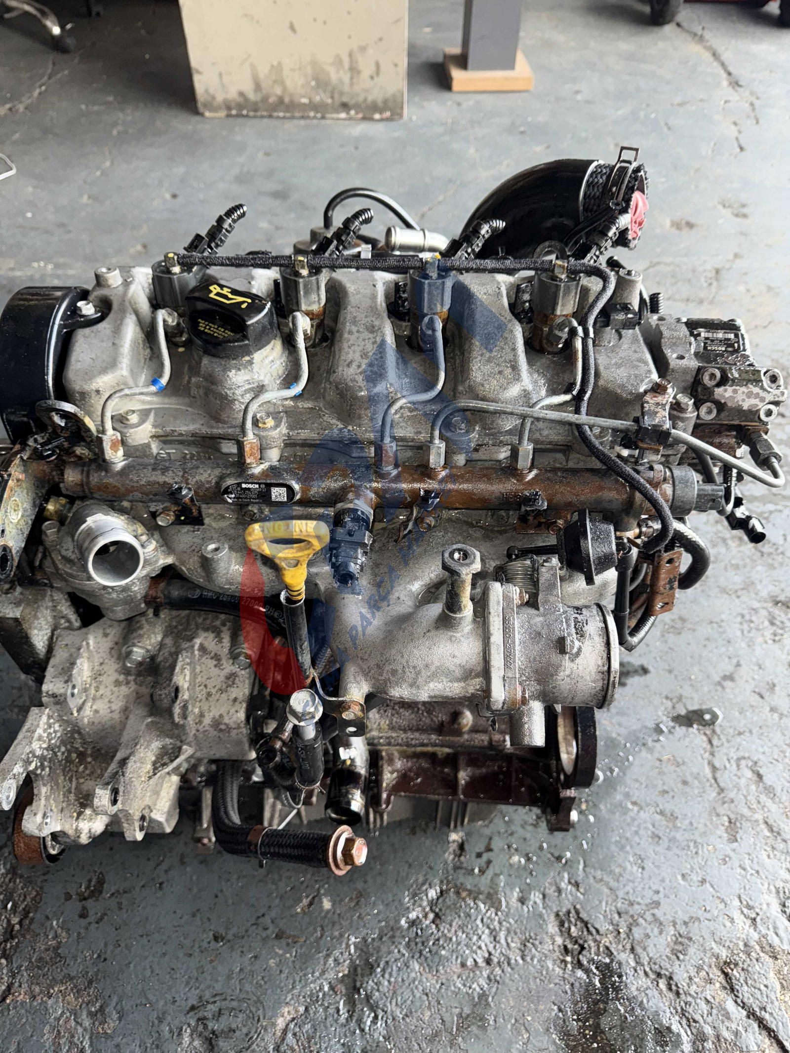 2005 2009 Hyundai Tucson 2.0 dizel motor Dış Komple Motor 037362018)3