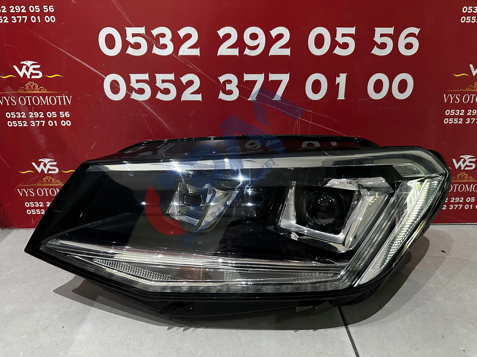 2015 2020 Volkswagen Caddy Led Xenon Sol Ön Far