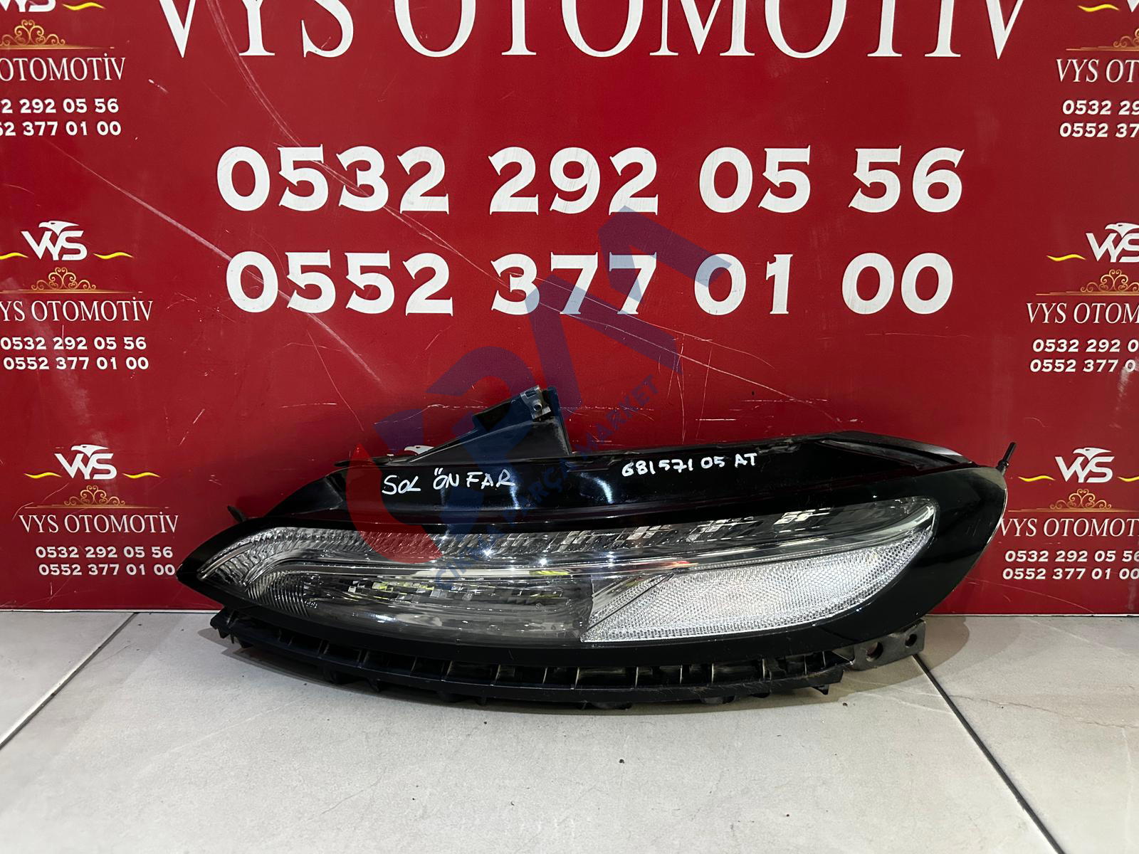 2014 2018 Jeep Cherokee KL Sol Ön Gündüz Farı 68157105AT