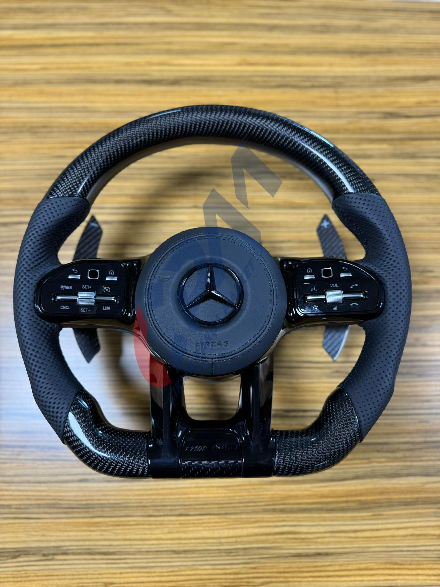 Mercedes W205 W212 W213 Piano Black Karbon Direksiyon