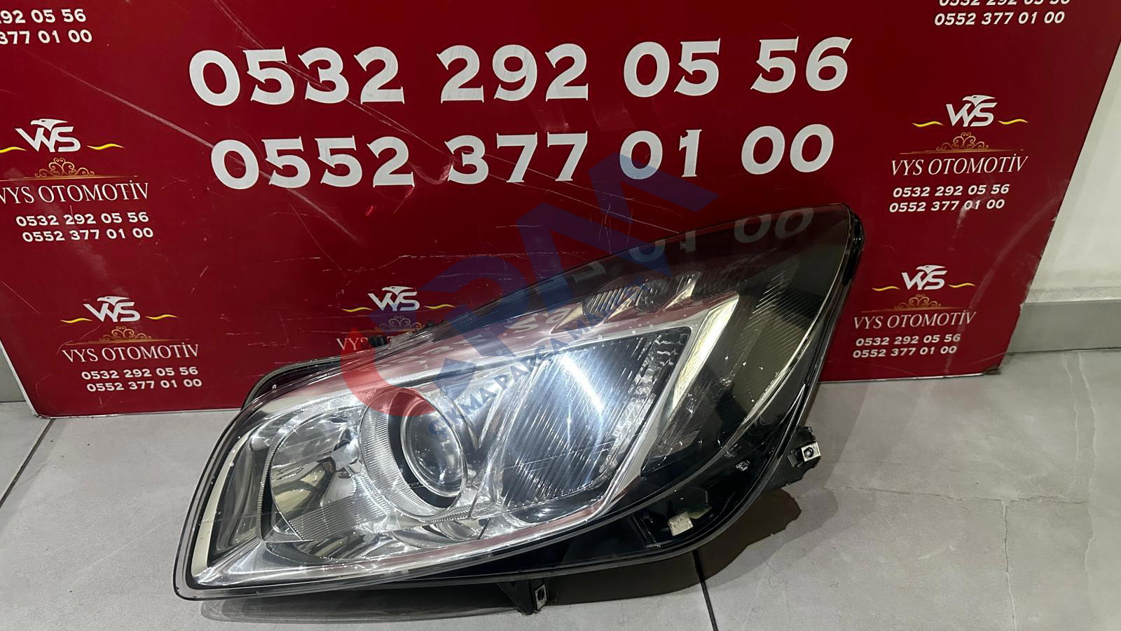 2009 2012 OPEL INSIGNIA A XENON SOL ÖN FAR 1ZT009631 01