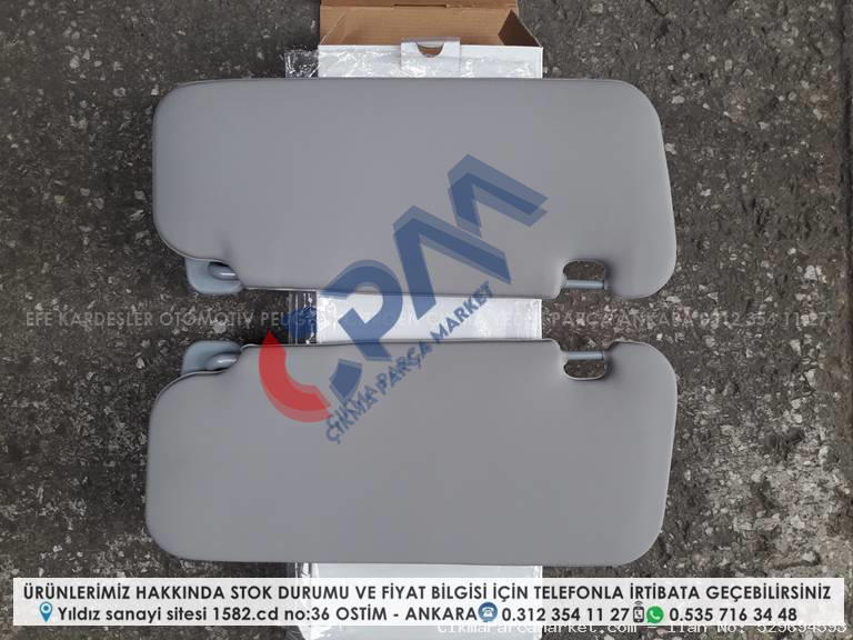 peugeot 207 ithal muadil güneşlik takımı