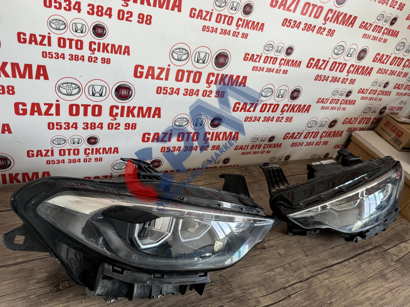 2019 2024 Fiat Egea Çıkma Orjinal Ledli Mercekli Sağ & Sol Far