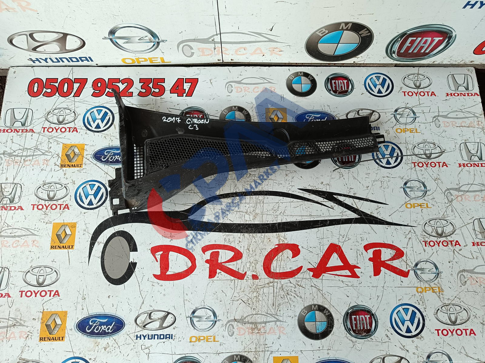 2017 Citroen C3 Ön Cam Eleği 9811935377