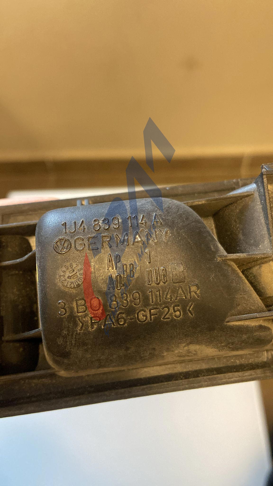 3B0839114AR bora sağ arka kapı iç açma kolu ve cam düğmesi