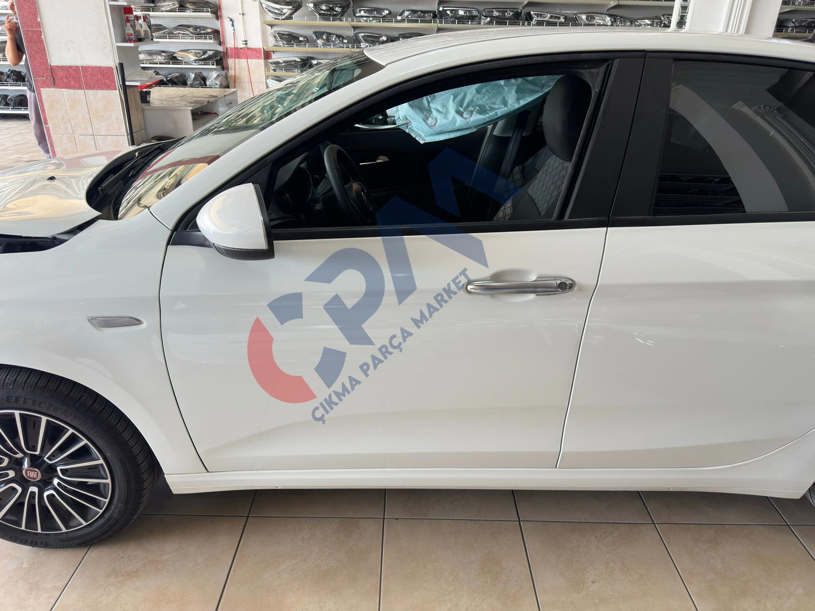 2015 2025 Fiat Egea Hatasız Dolu Sökme Beyaz Sol Ön Kapı