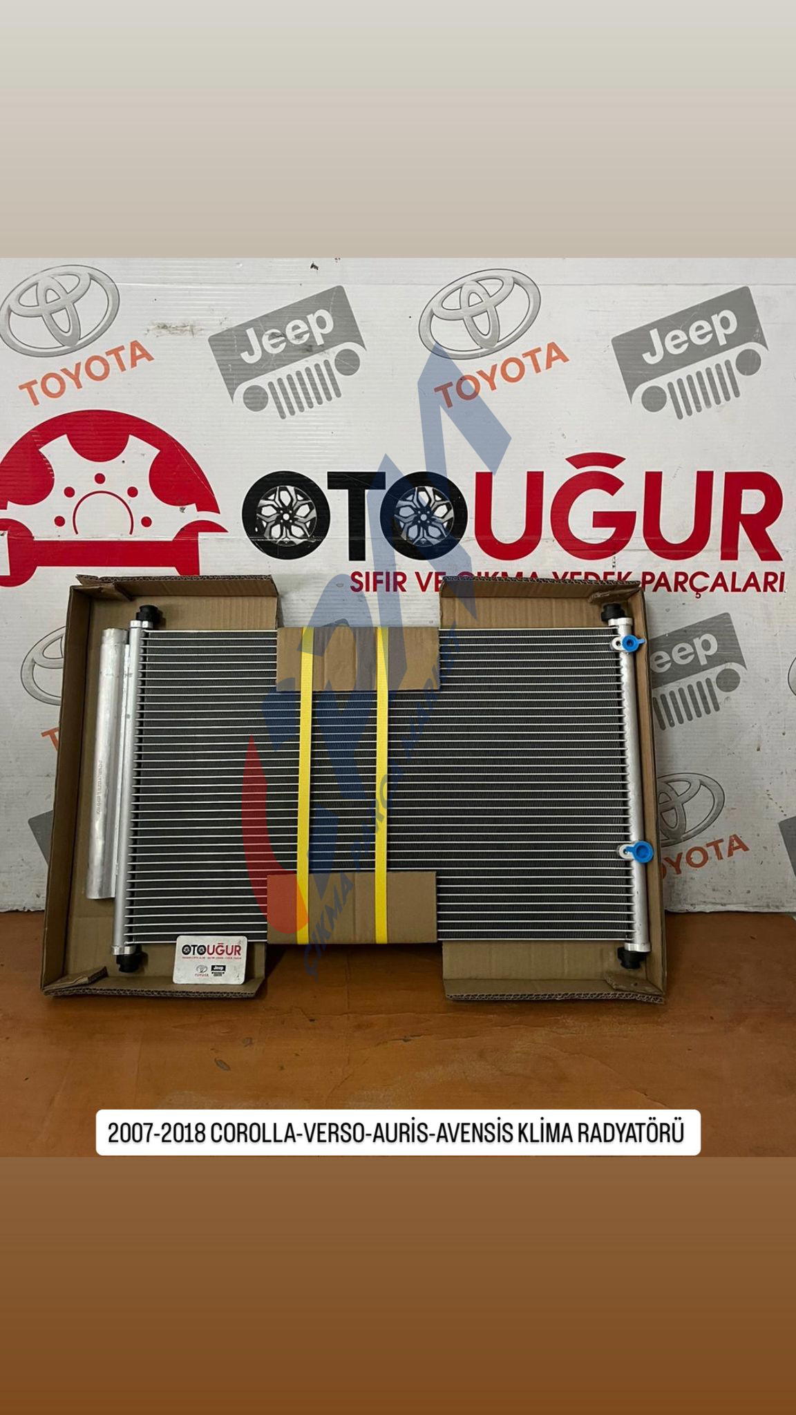 2007 2018 MODEL TOYOTA VERSO KLİMA RADYATÖRÜ