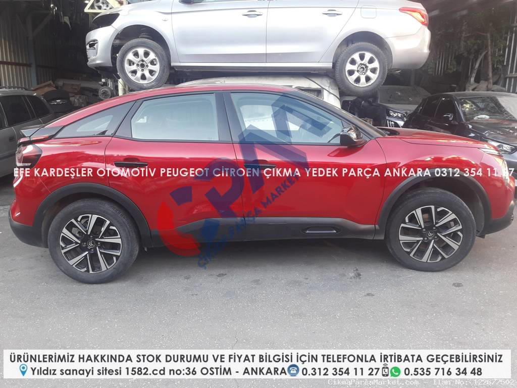 citroen c4 çıkma boş kasa kupa (2020 2024 arası c41 kasa)