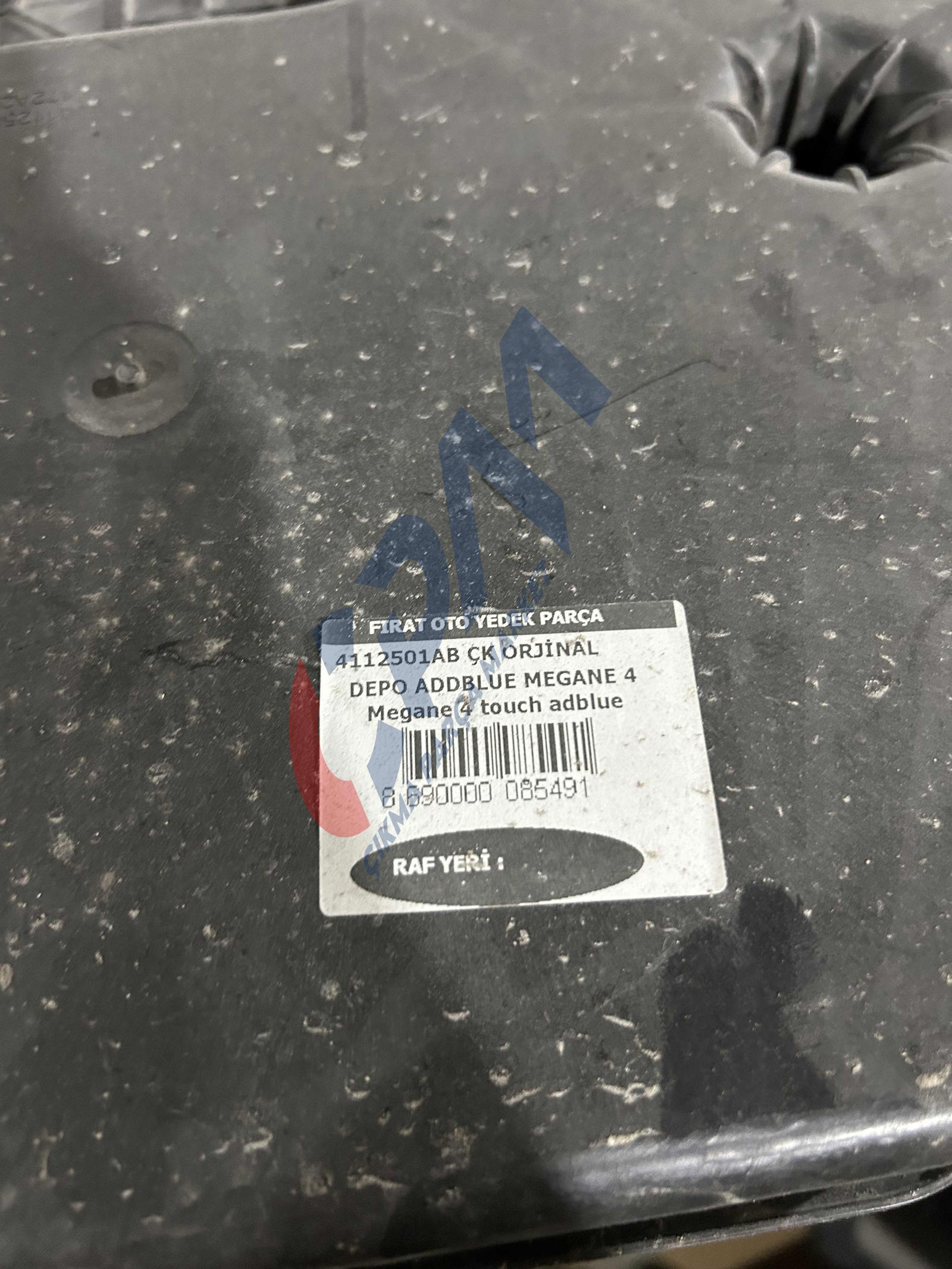 RENAULT MEGANE 4 ADBLUE DEPOSU ORJİNAL ÇIKMA 4112501AB