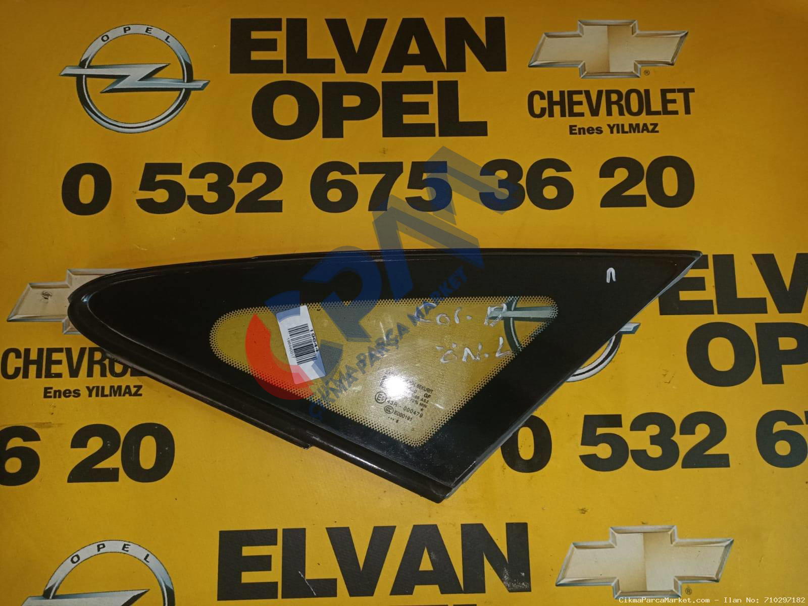 2007 2012 Opel Corsa D Çıkma Kelebek Camı