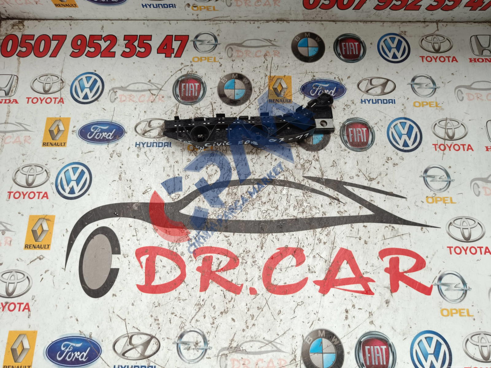 2007 2011 Honda Civic FD6 Ön Tampon Braketi