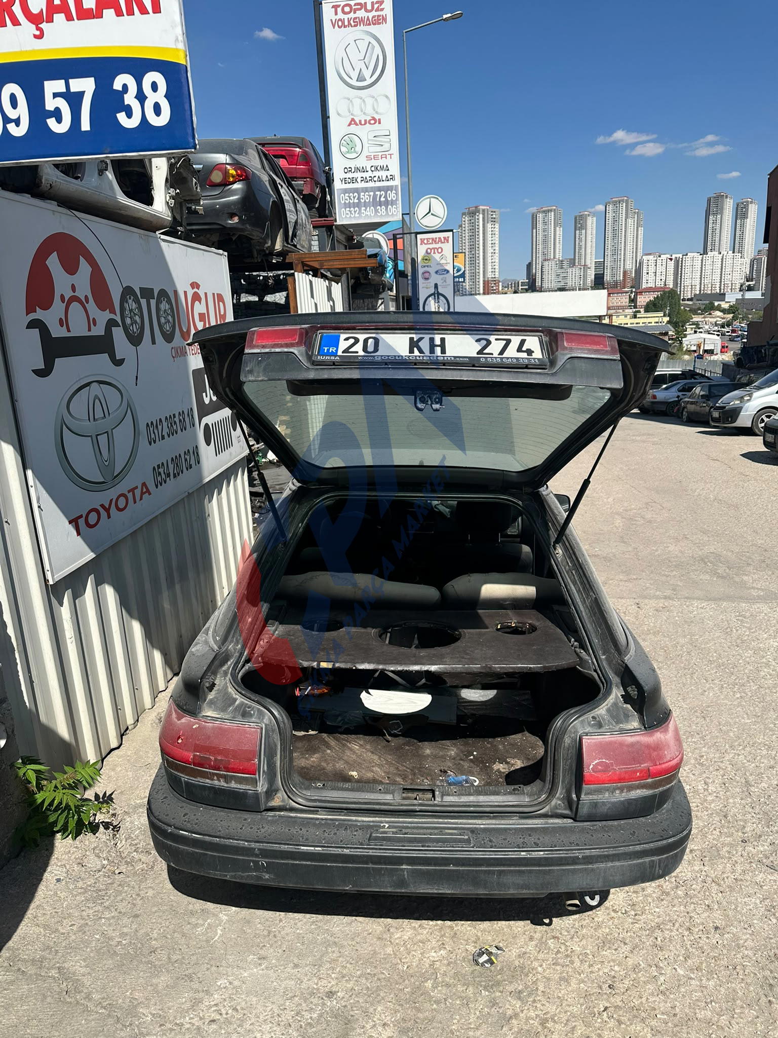 1989 1992 MODEL TOYOTA COROLLA 1.6 MANUEL ARKA STOPLAR