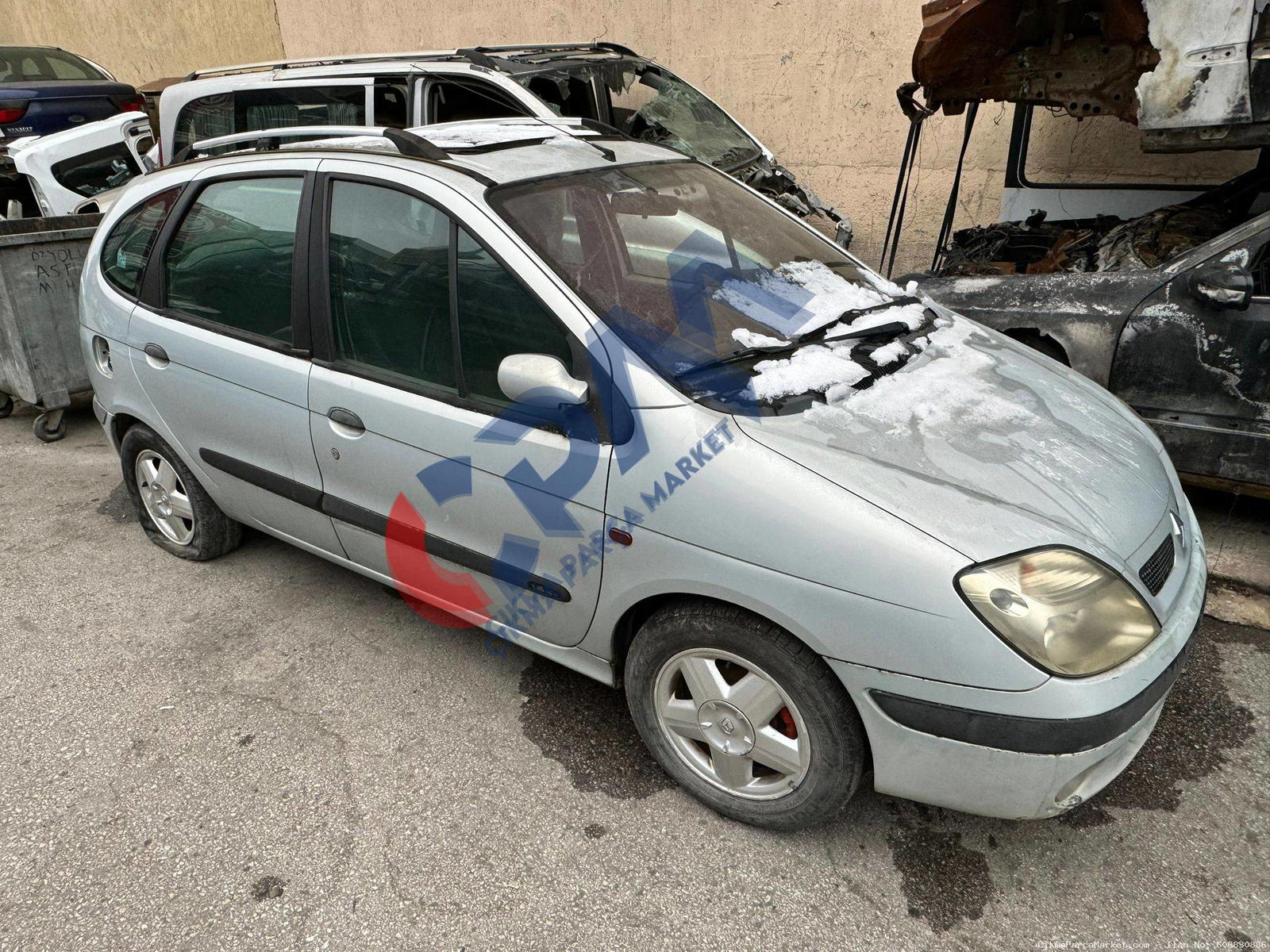 Renault Scenic 1 Çıkma Arka Panel İç