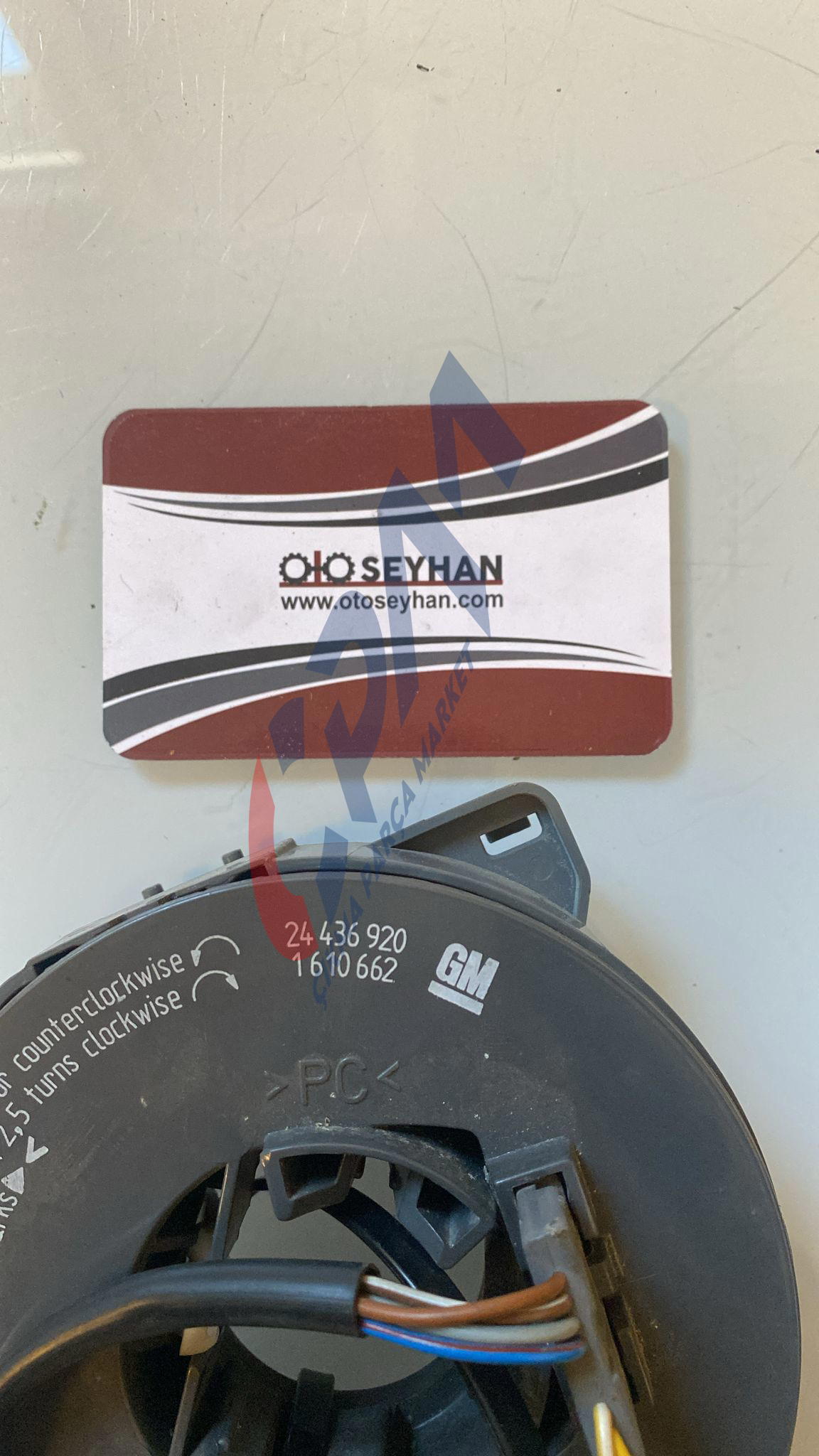 24436920 1610662 opel zafira 2003 direksiyon airbag sargısı