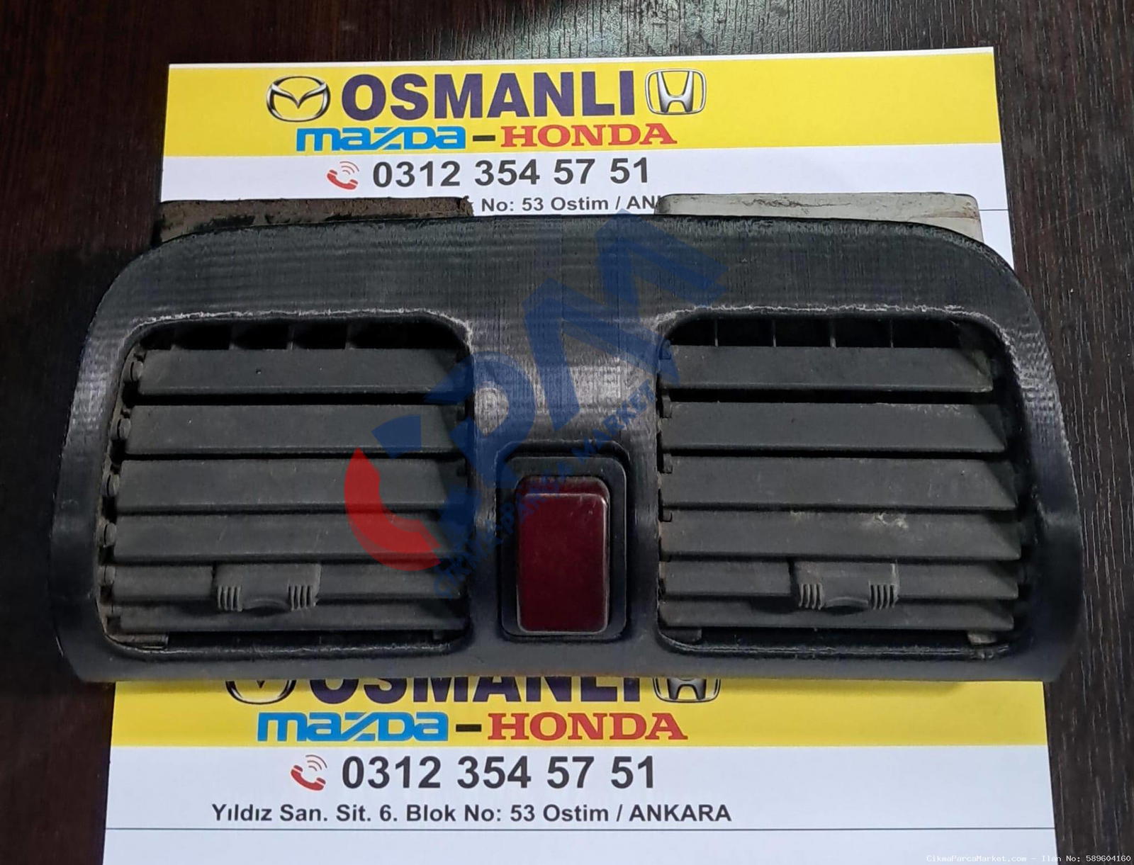 Mazda 323 HB Kalorifer Üfleme Izgarası