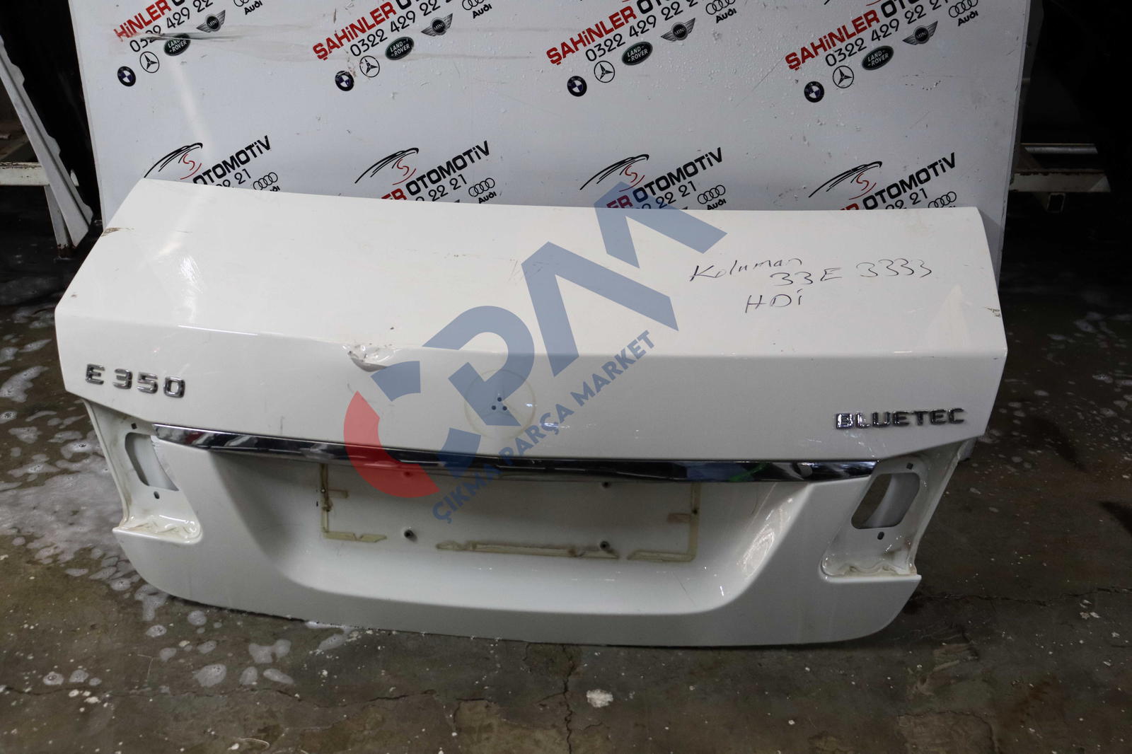 Mercedes E Serisi E350 Arka Bagaj Kapağı