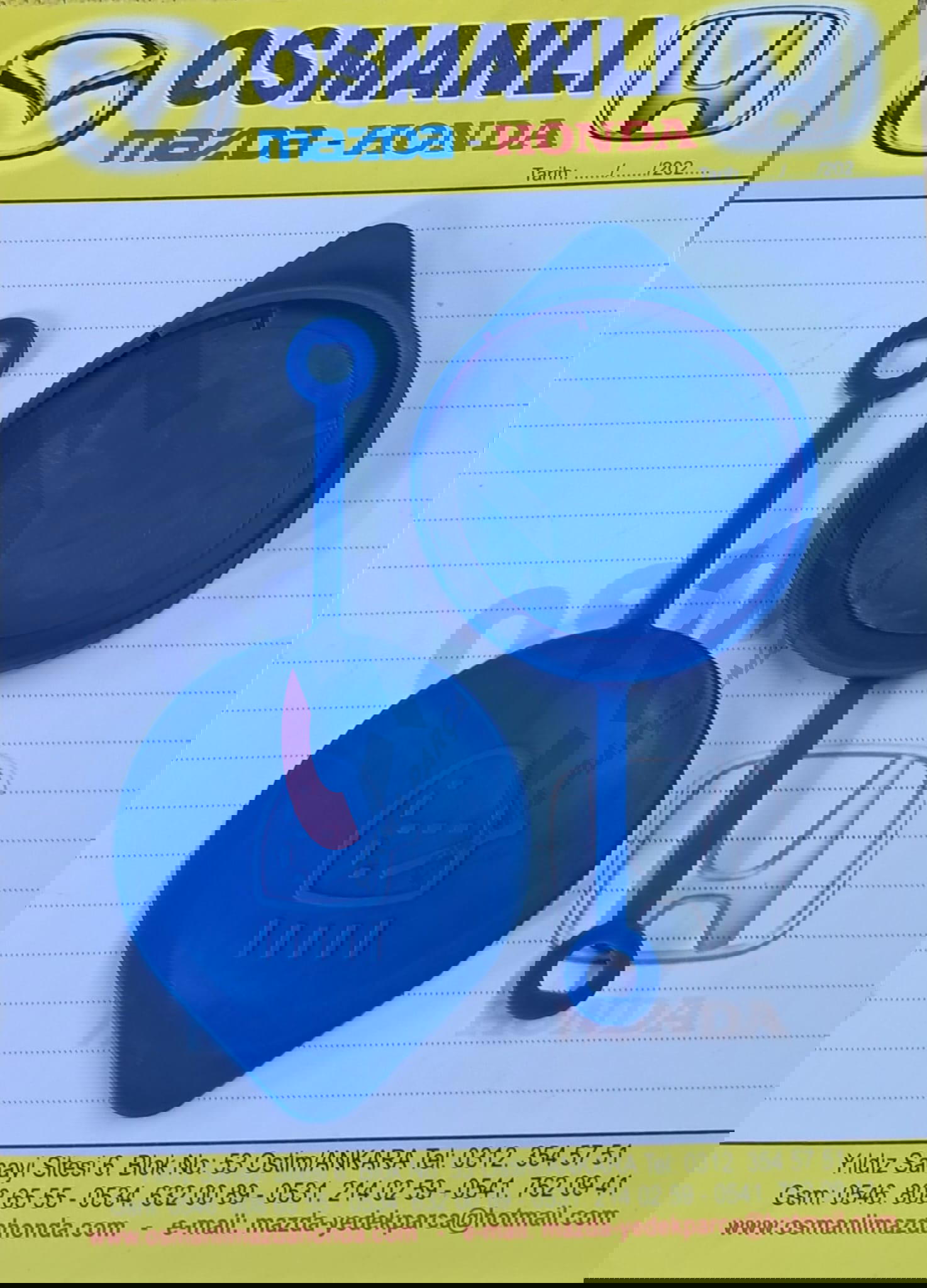 Honda Jazz Cam Su Depo Kapağı