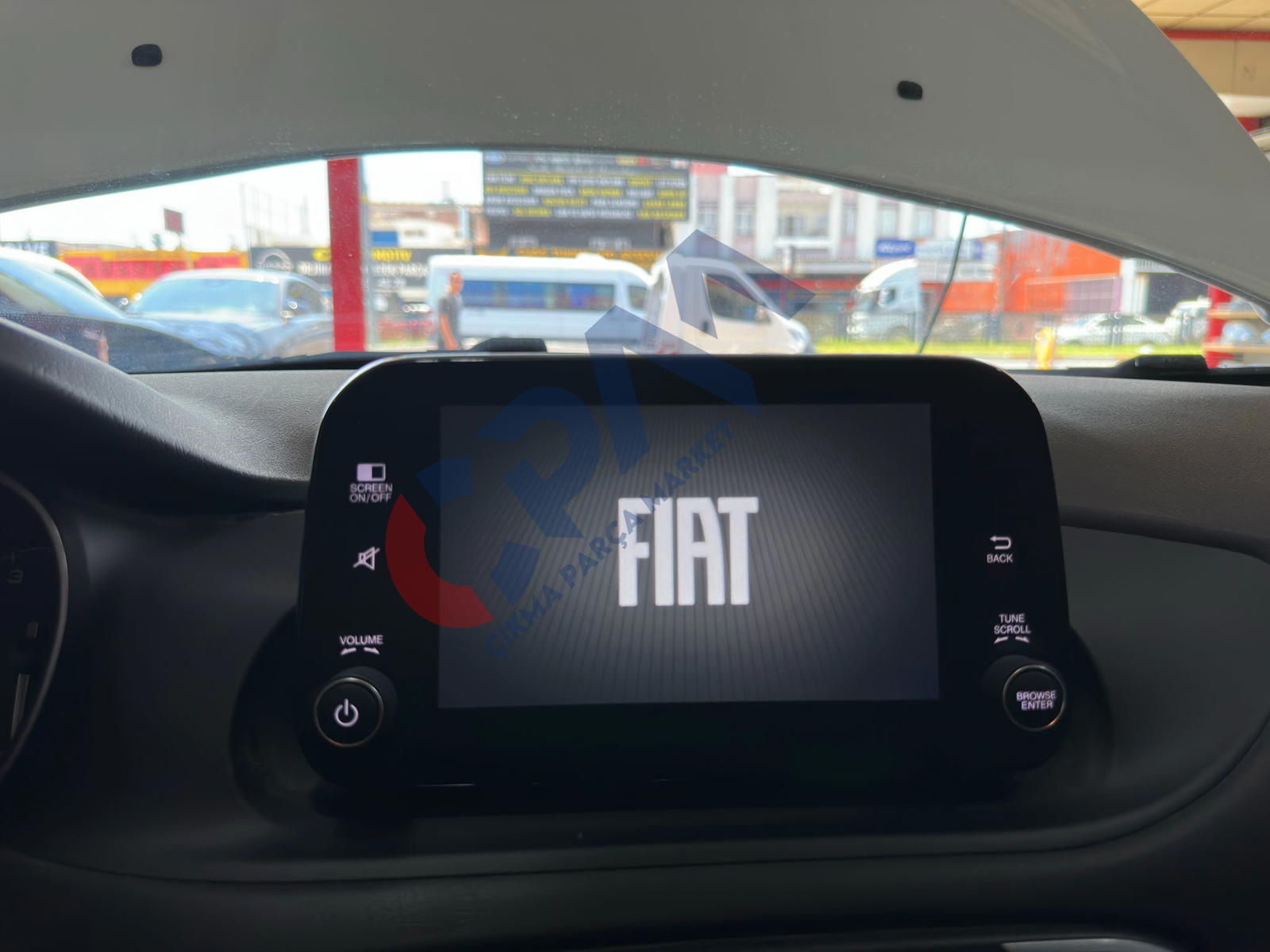 2020 2025 Fiat Egea Urban Hatasız Radyo Bilgi Ekranı