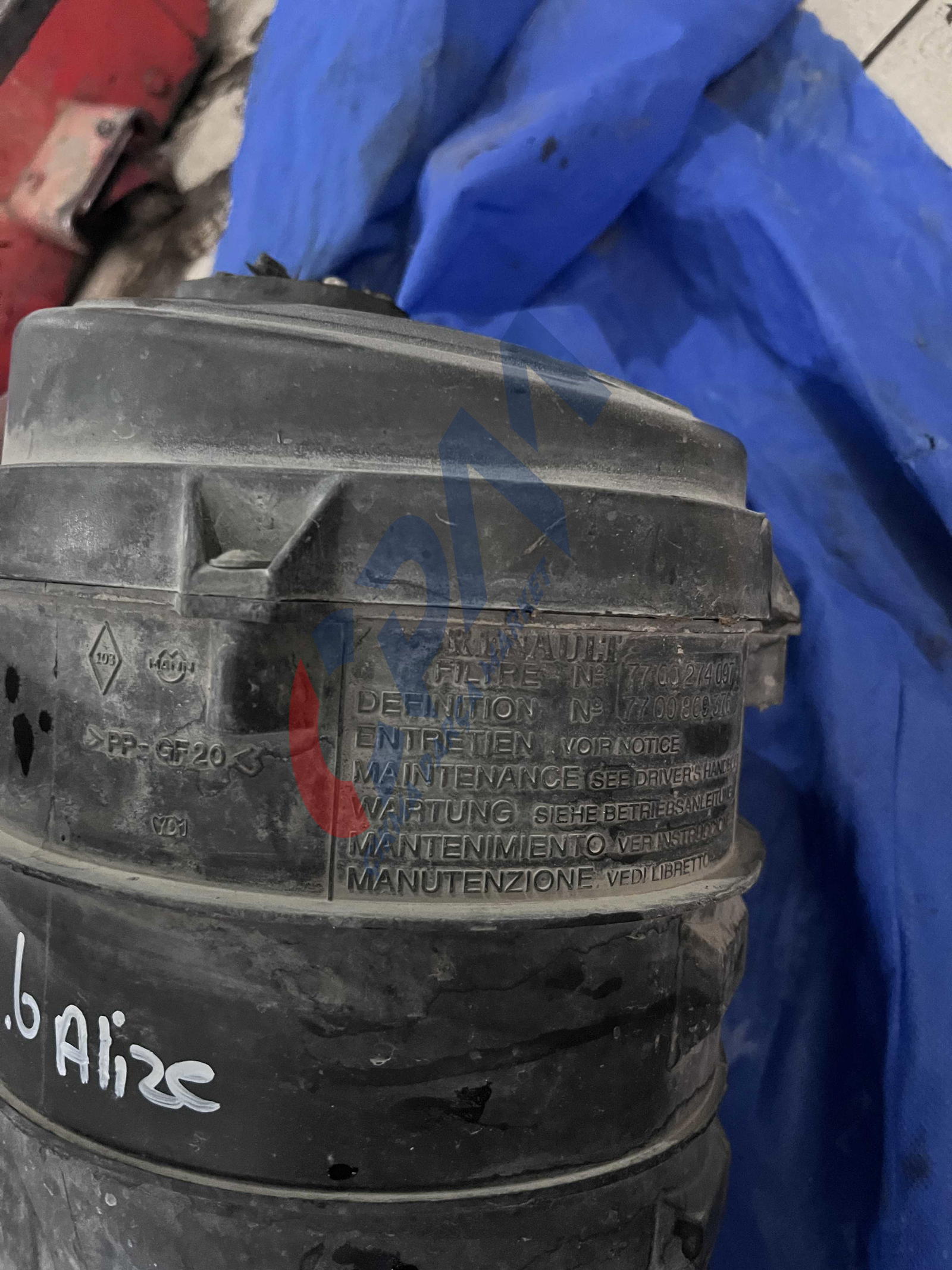 RENAULT R19 1.6 8V ALİZE HAVA FİLTİRE KUTUSU