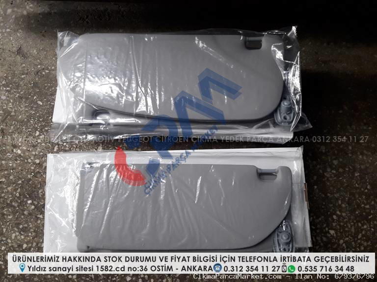 peugeot 301 ithal muadil güneşlik takımı