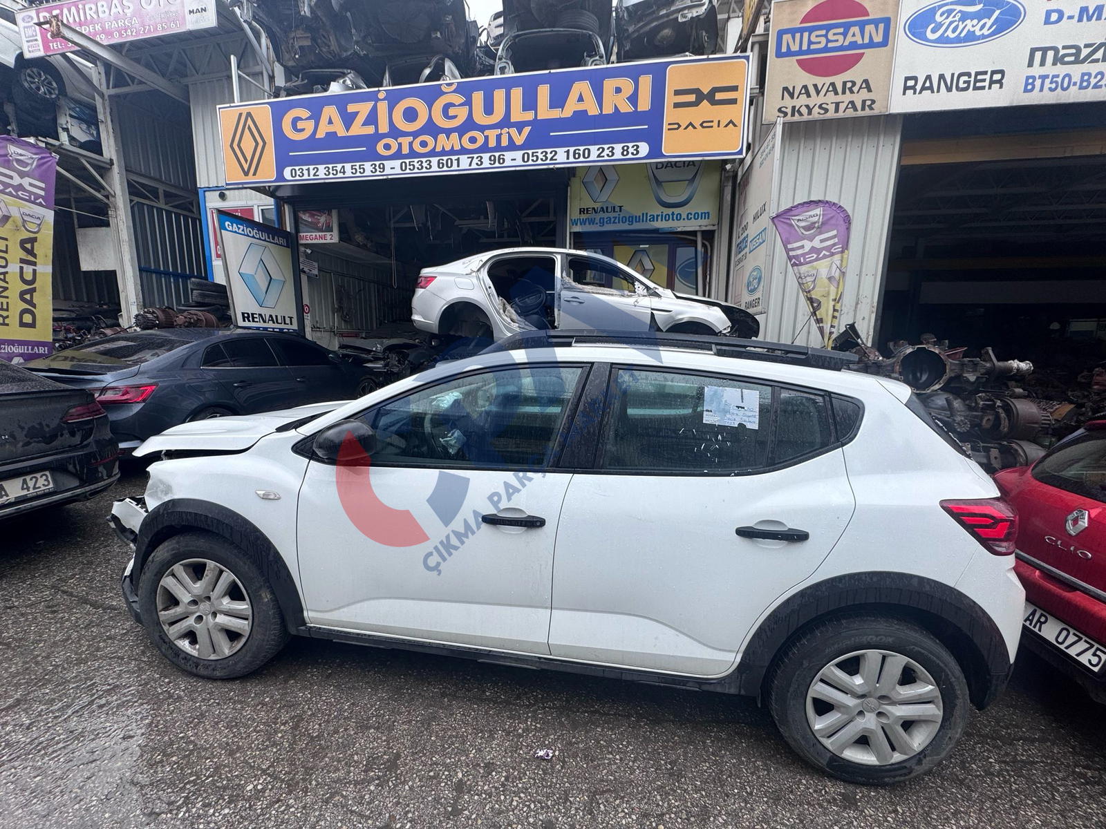 Dacia Jogger Çıkma Sol Ön Kapı Beyaz Renk