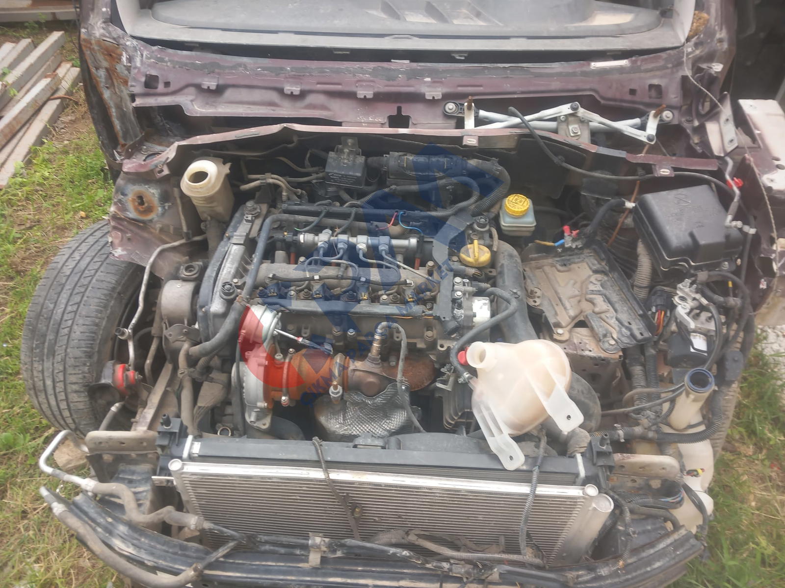 2009 2016 Fiat Doblo Ön Komple Motor