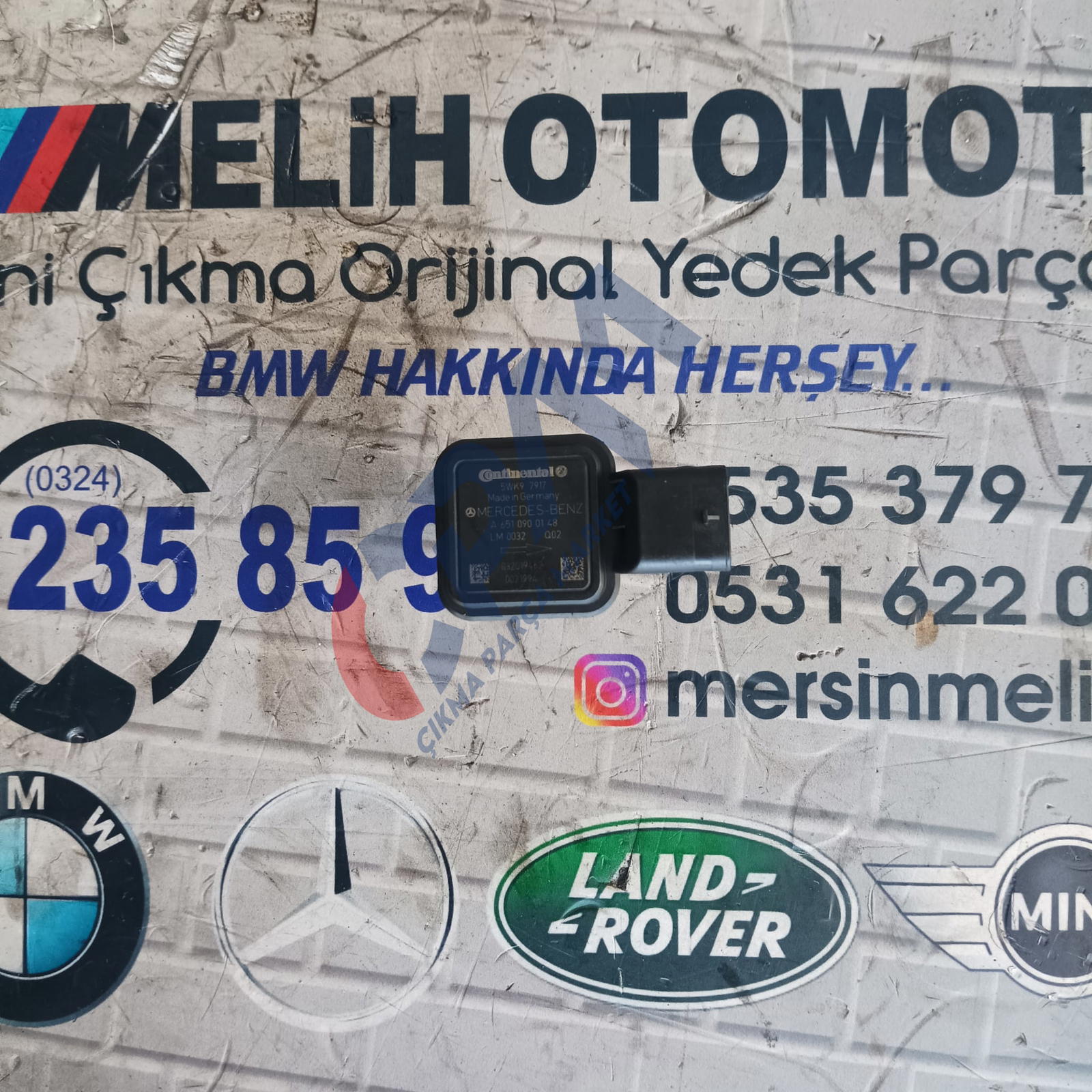 MERCEDES ÇIKMA OM651 HAVA AKIŞMETRE A6510900148