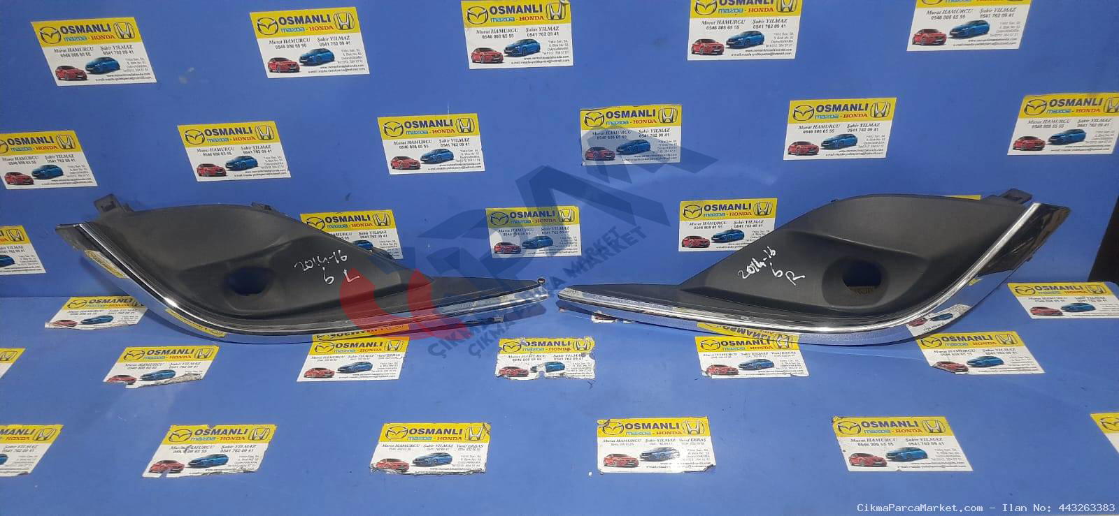 Mazda 6  Sağ  Sol Sis Çerçevesi