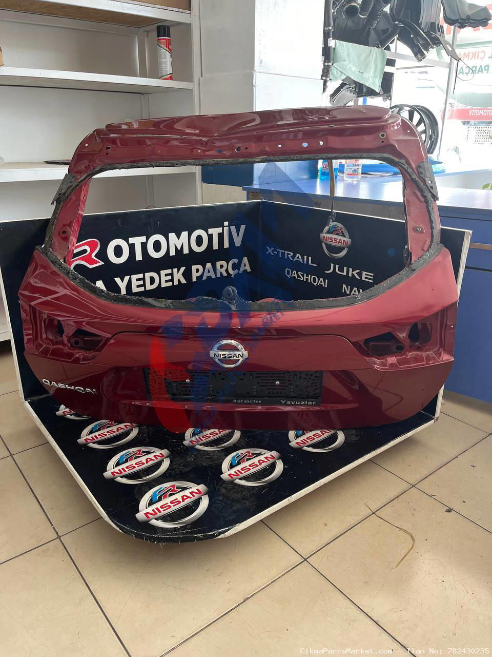 2017 2020 Nissan Qashqai Kırmızı Arka Bagaj