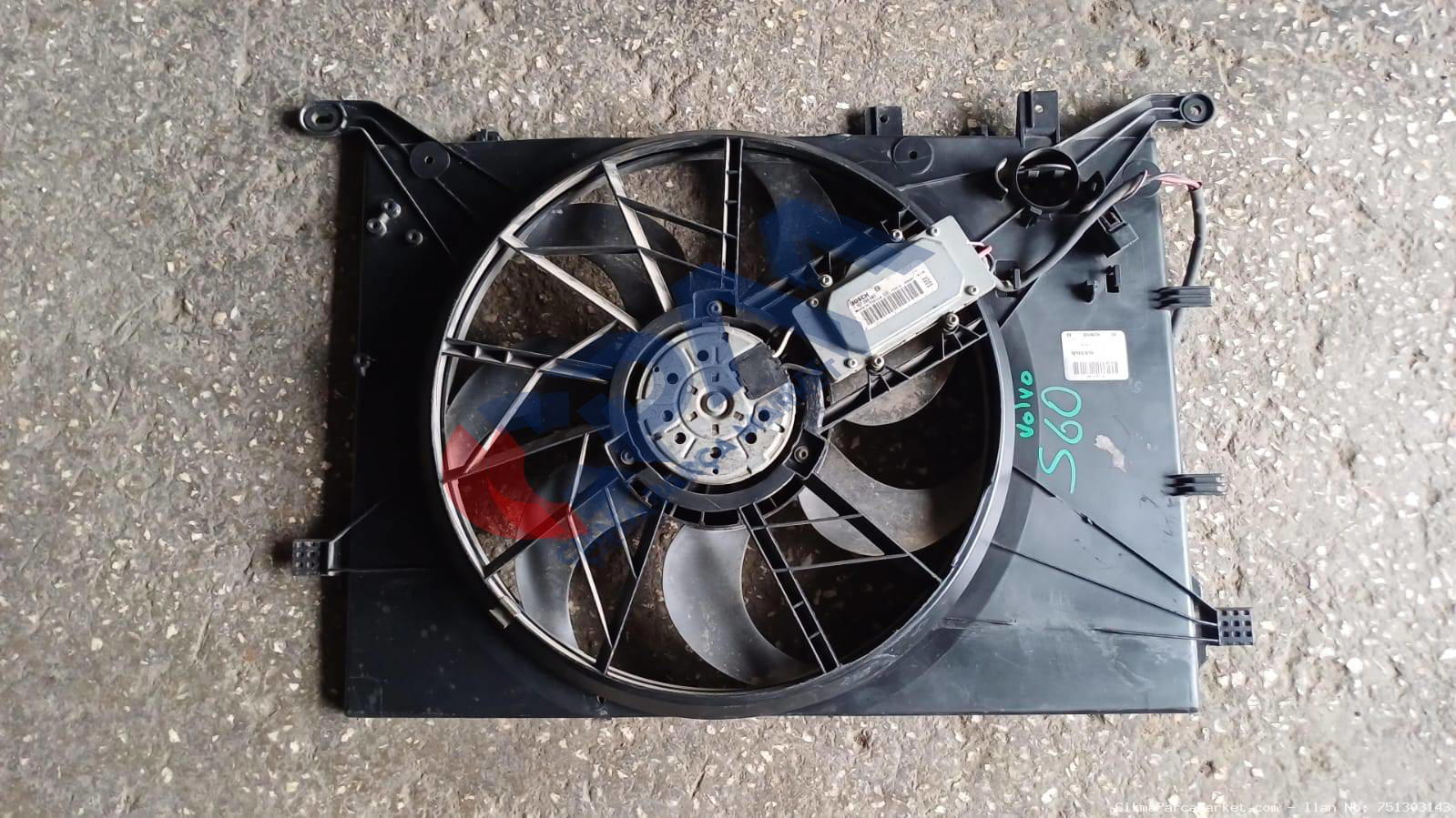 VOLVO S60/S80/V70/XC70 RADYATÖR FANI 2004 2010 (8649522)