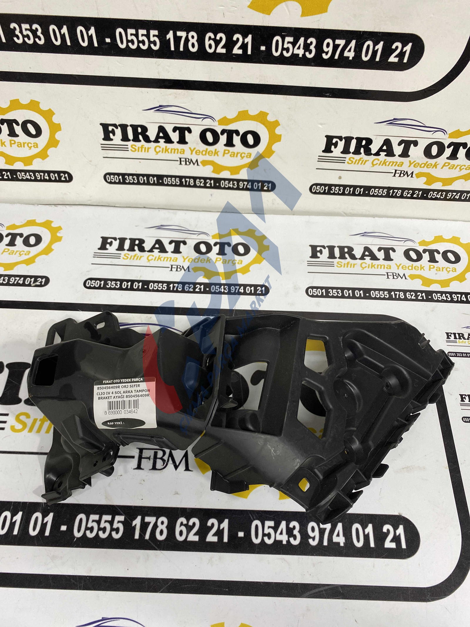 Renault Clio 4 Sol Arka Tampon Braketi 850456409R