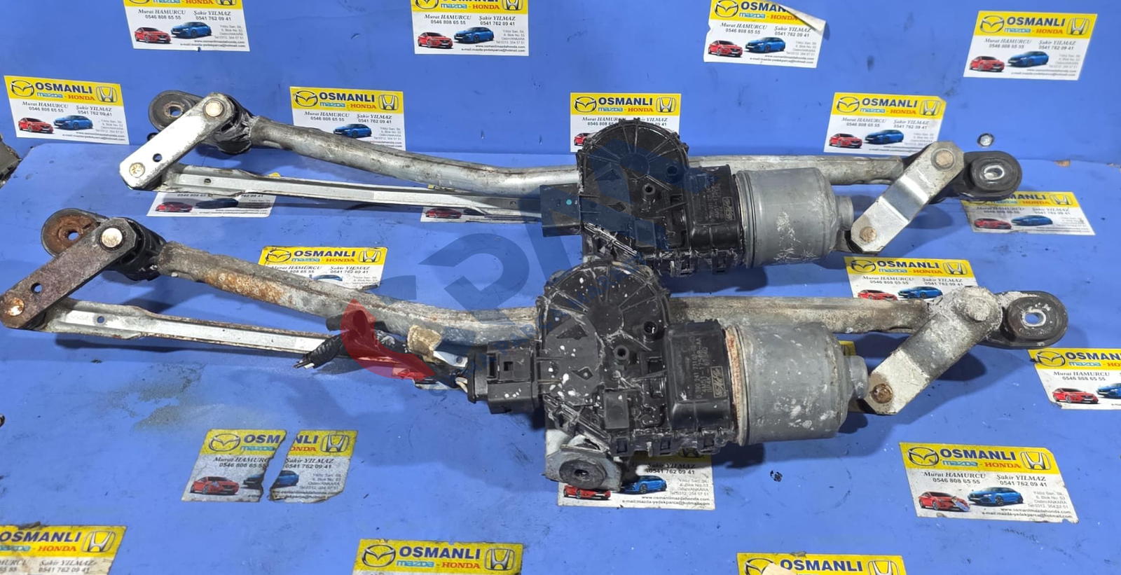 Mazda 3 BK Silecek Motoru Ve Manevra Kolları   2004 2009