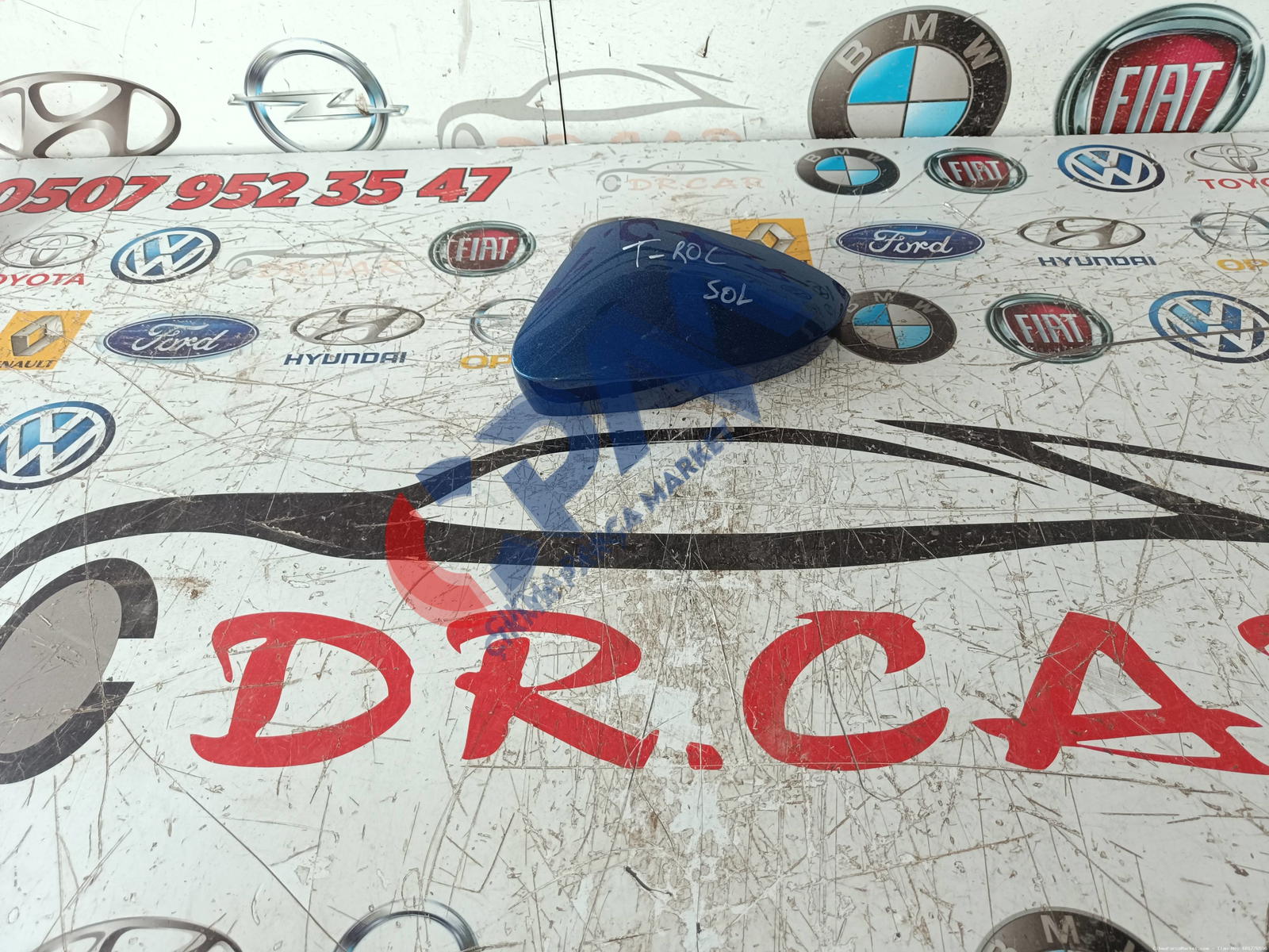 Volkswagen T Roc Sol Ayna Kapağı 2GA857537