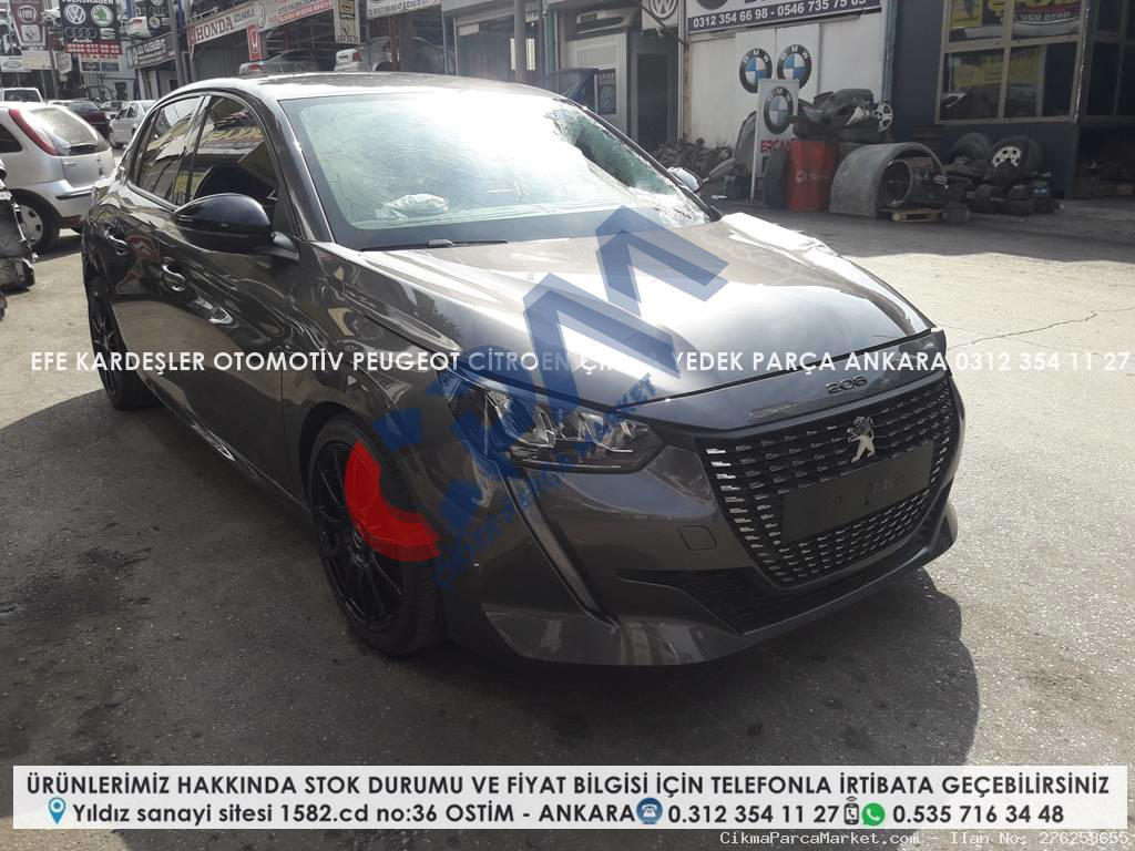 peugeot 208 çıkma parça ankara (2020   2024 model arası)