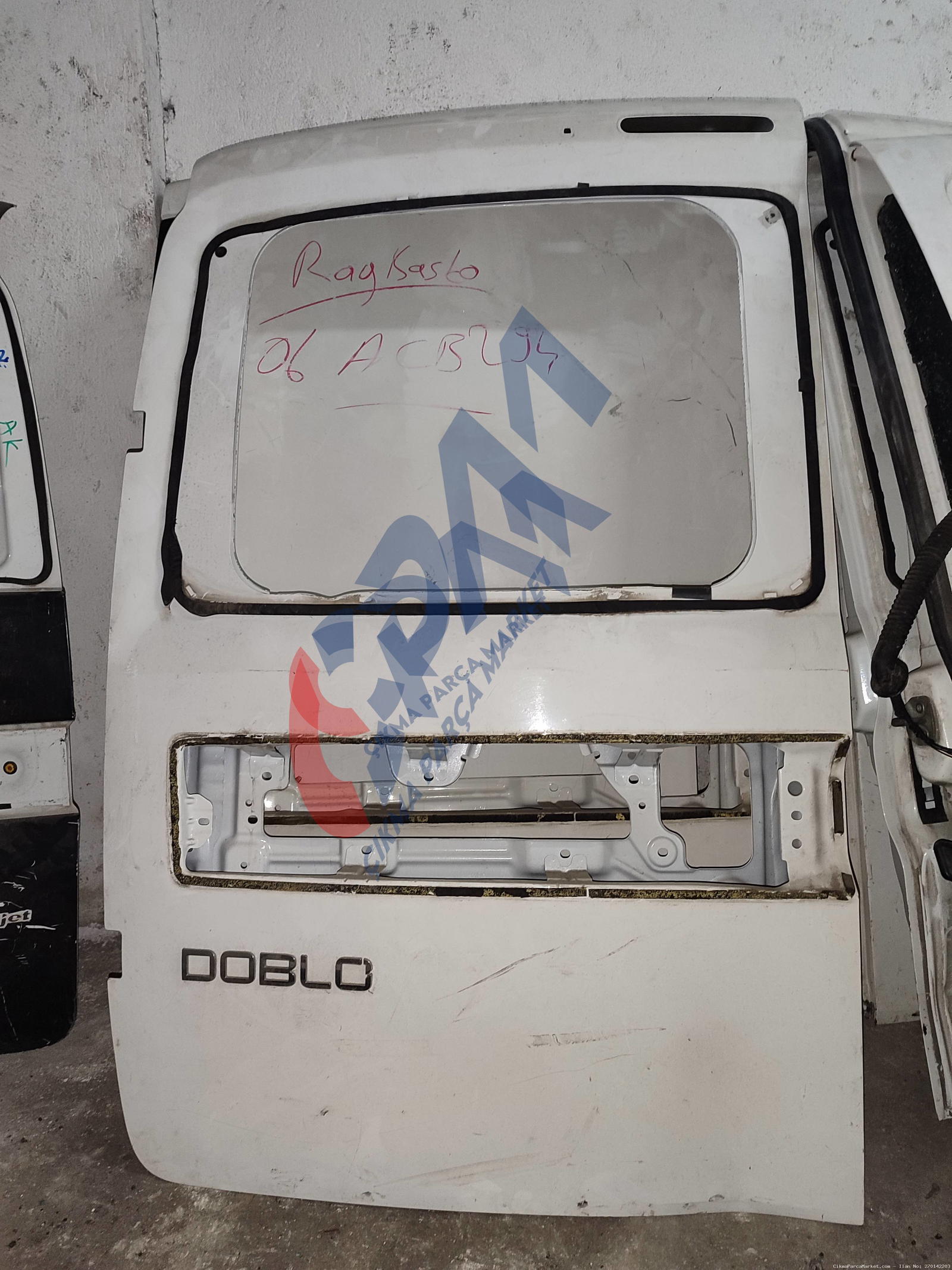 2011 2024 Fiat Doblo Sol Arka Bagaj Kapağı