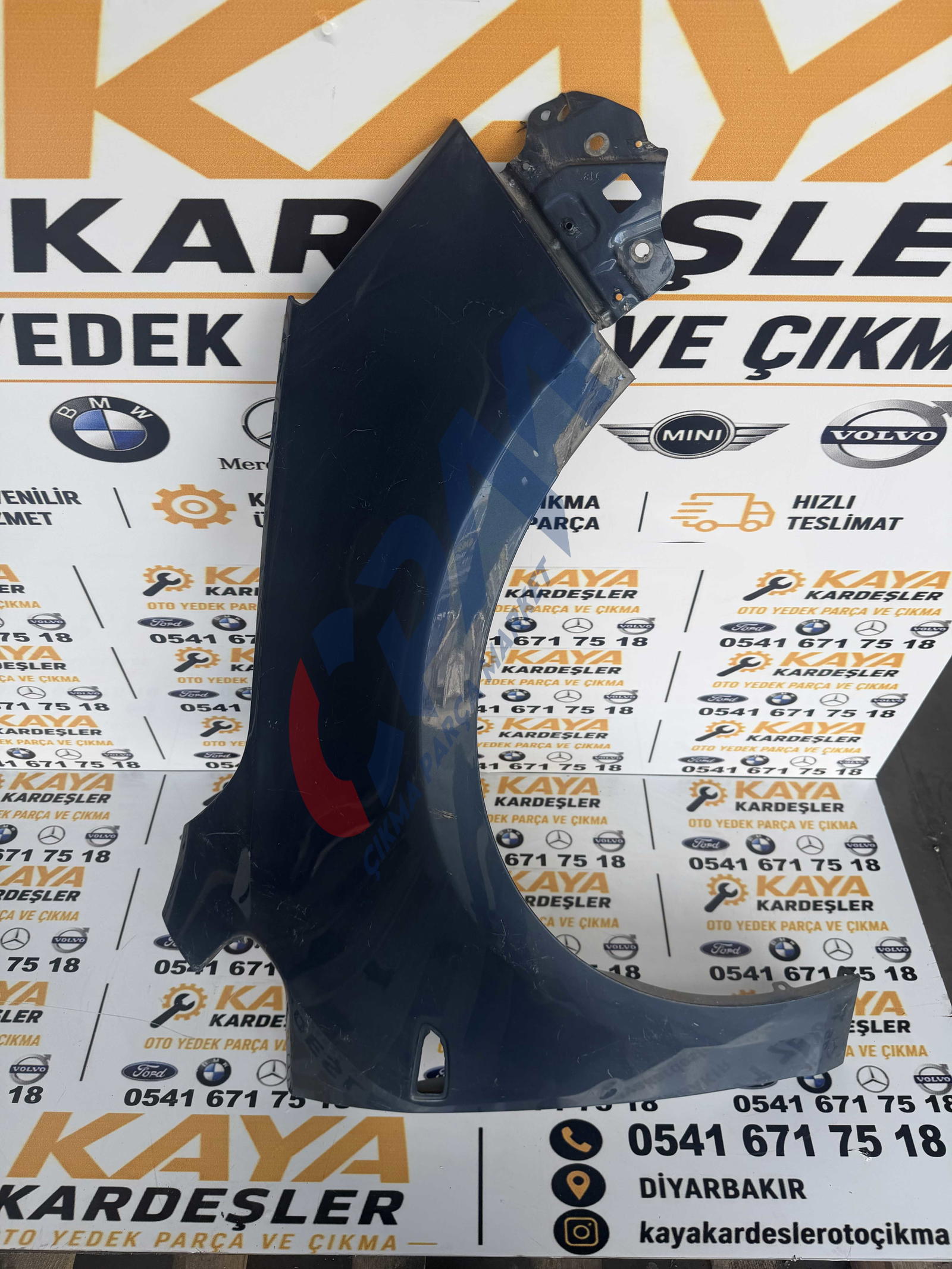 2013 2020 OPEL ASTRA OPEL ASTRA J KASA SAĞ ÖN ÇAMURLUK ORİJİNAL