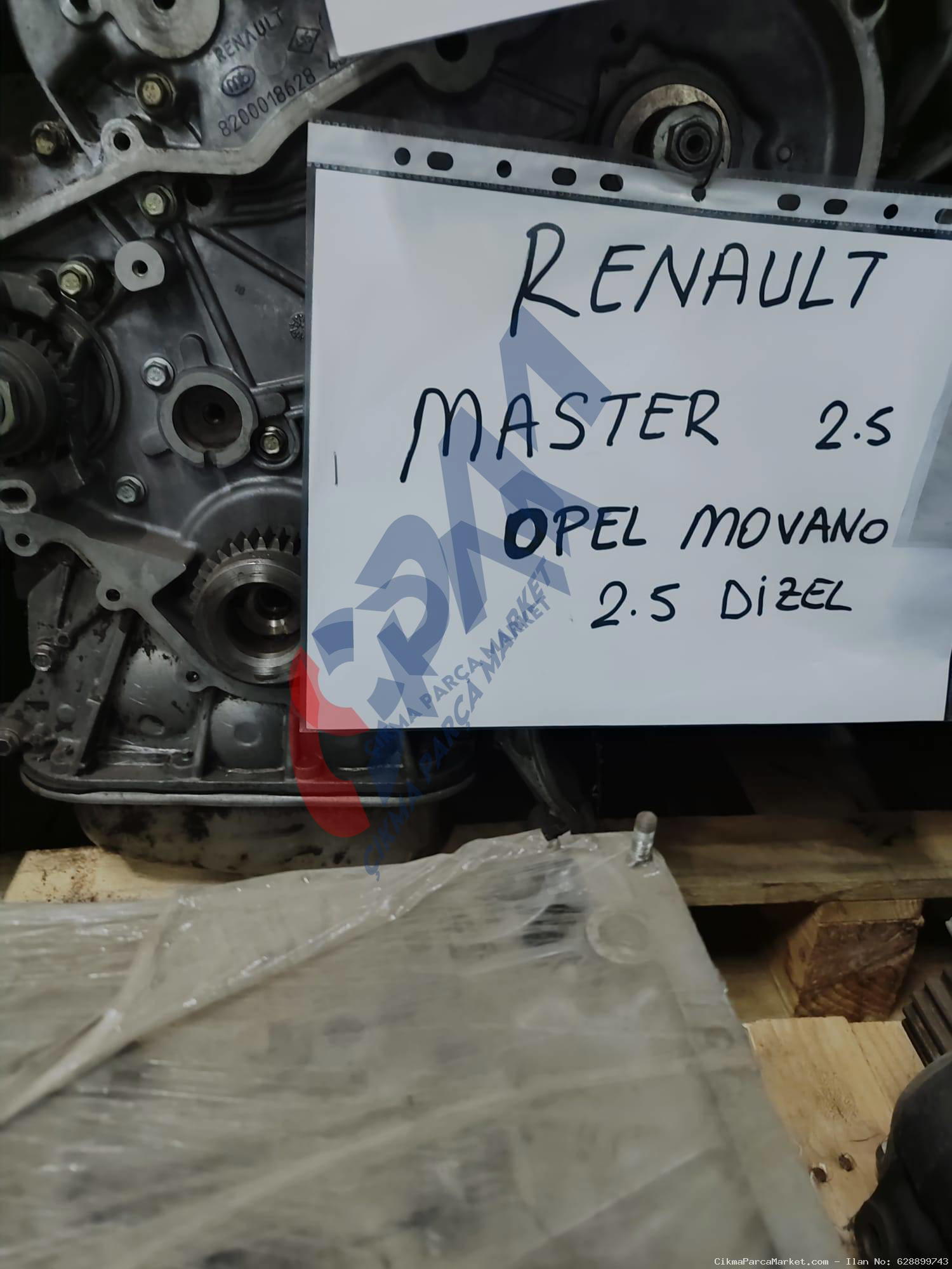 Renault Master Komple Motor
