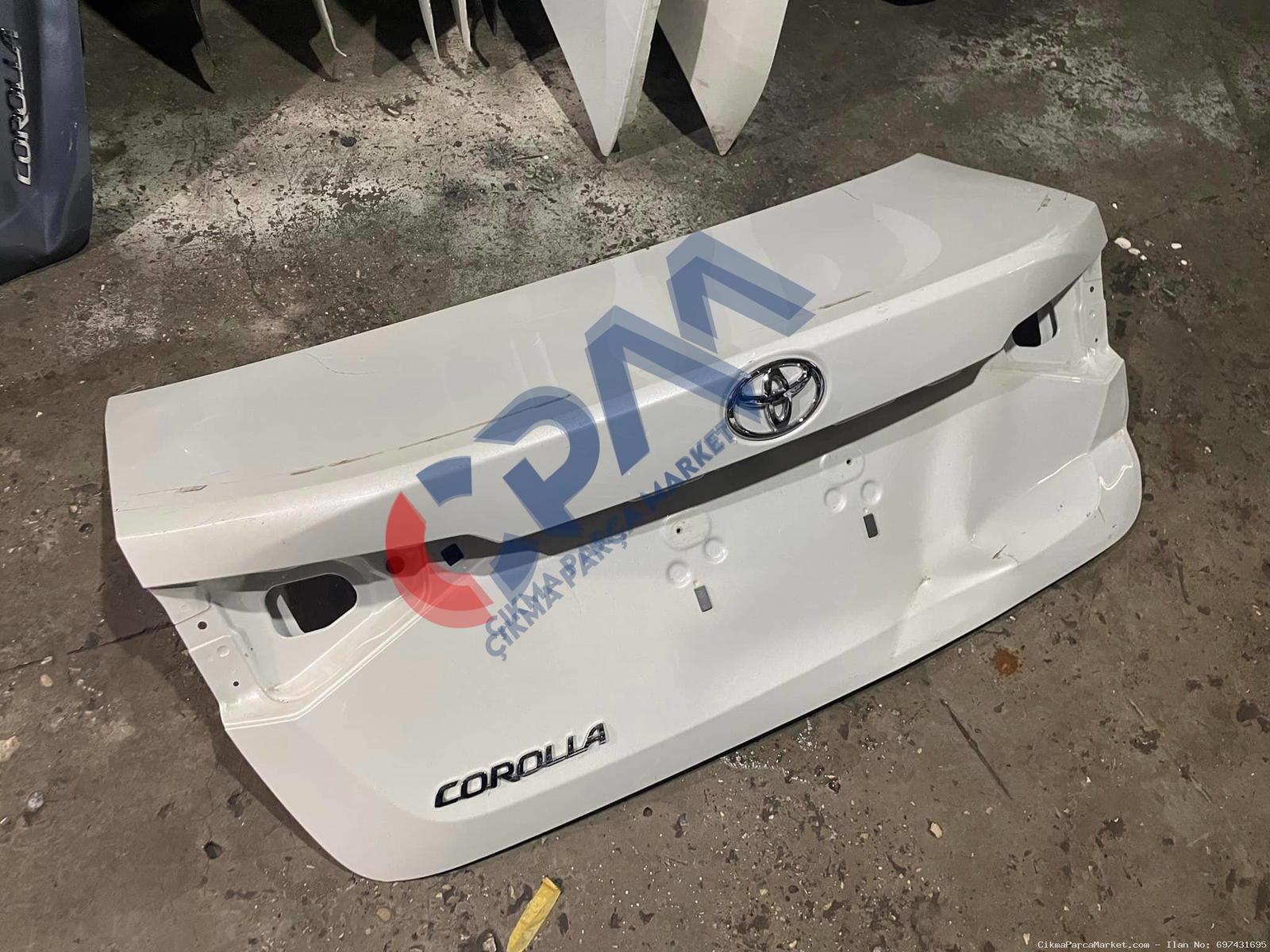 2019 2023 Toyota Corolla Arka Bagaj Kapağı