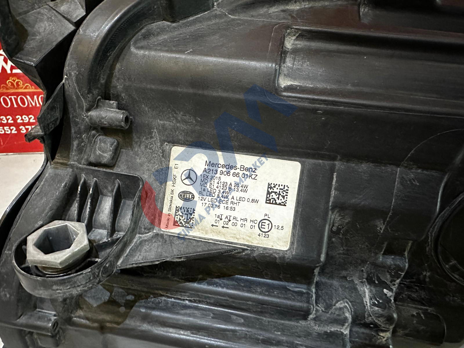 2016 2019 Mercedes E Serisi W213 Hatasız Dolu Sağ Ön Far A2139066601