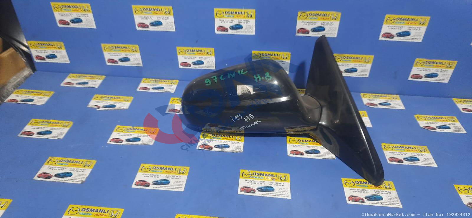 Honda Civic  HB İES Sağ Ayna (Manuel)