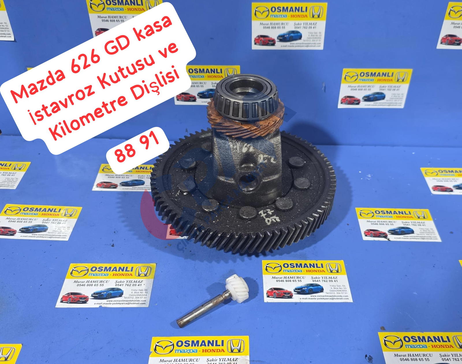 Mazda 626 GD kasa İstavroz Kutusu ve  Kilometre Dişlisi