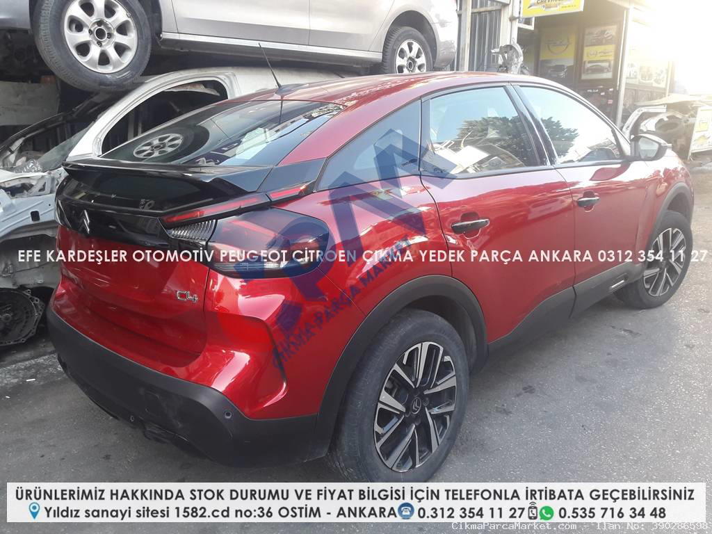 citroen c4 çıkma sağ ön dolu kapı (2020 2024 arası c41 kasa)