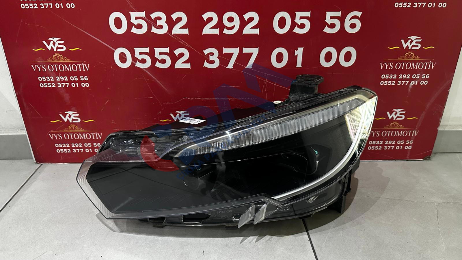 2022 2025 TOGG T10X SOL ÖN FAR 72137F/A