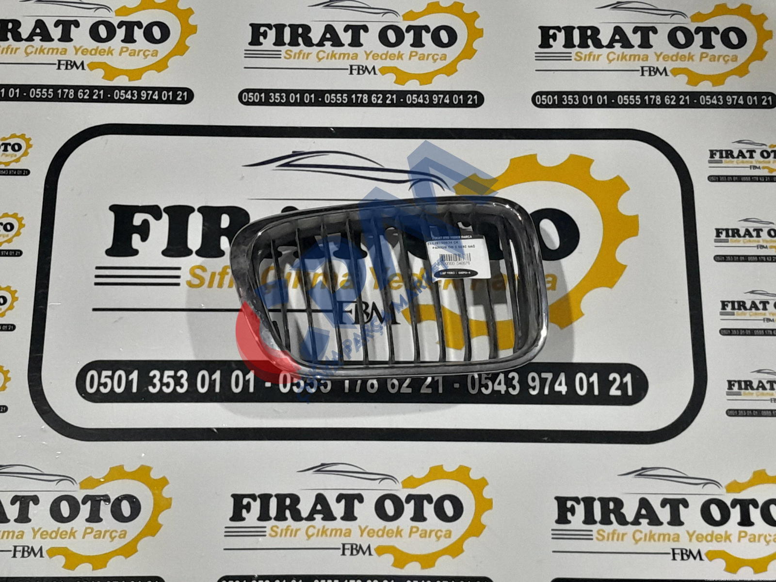 BMW 5 Serisi Ön Panjur 51138159624