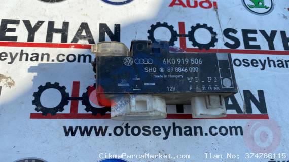 6K0919506 seat ibiza 99 1.6 benzin fan kontrol ünite rölesi
