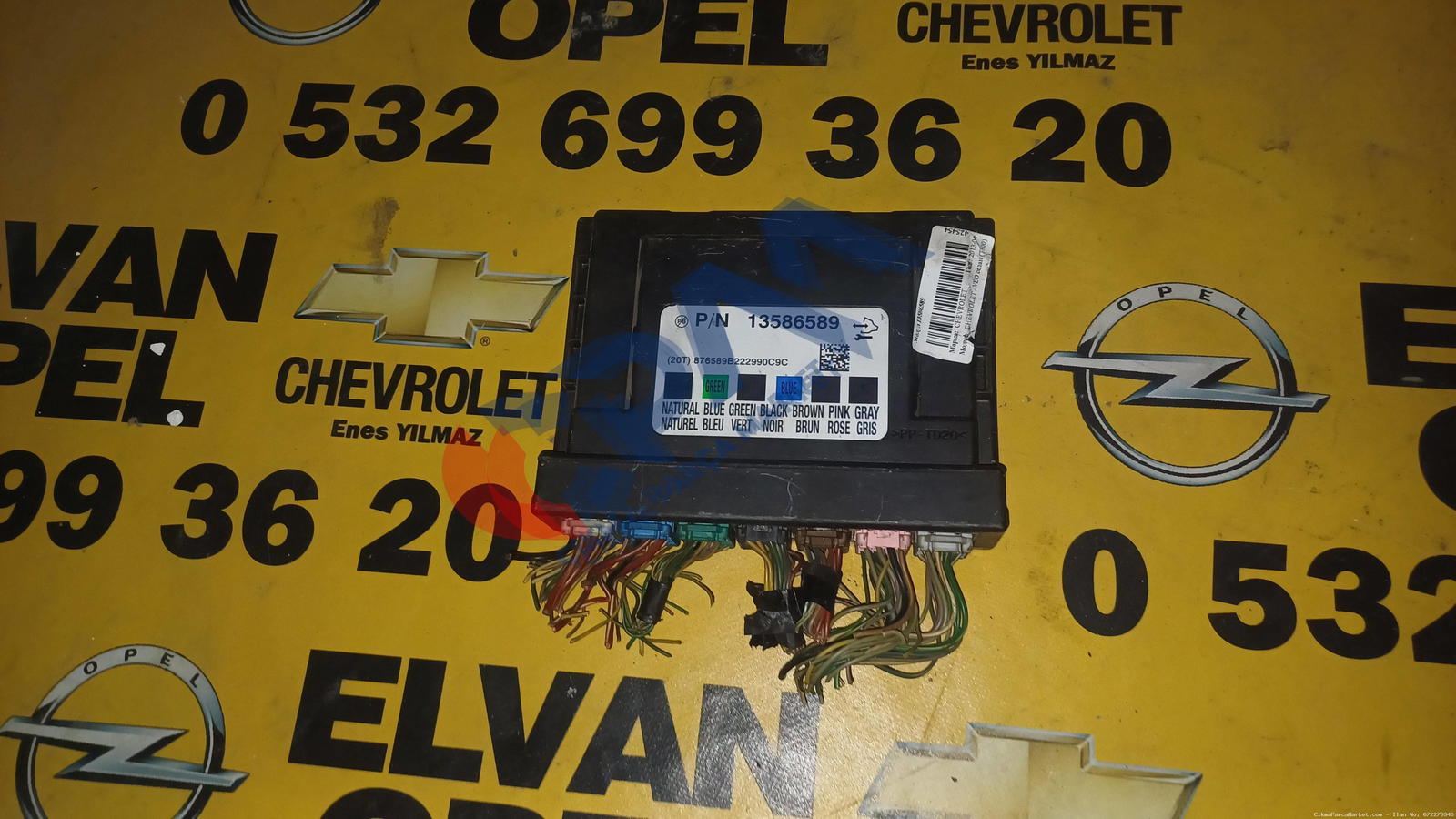 2008 2012 Chevrolet Aveo Çıkma Motor Beyni 13586589 