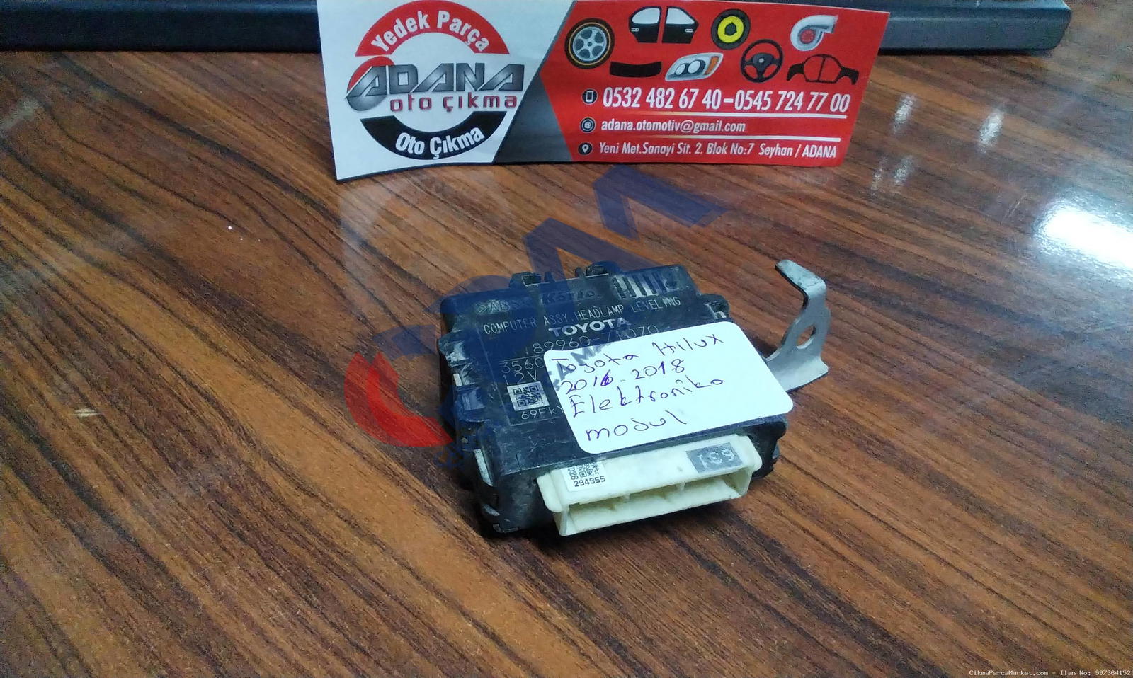 2016 2018 Toyota Hilux Elektronik Modül