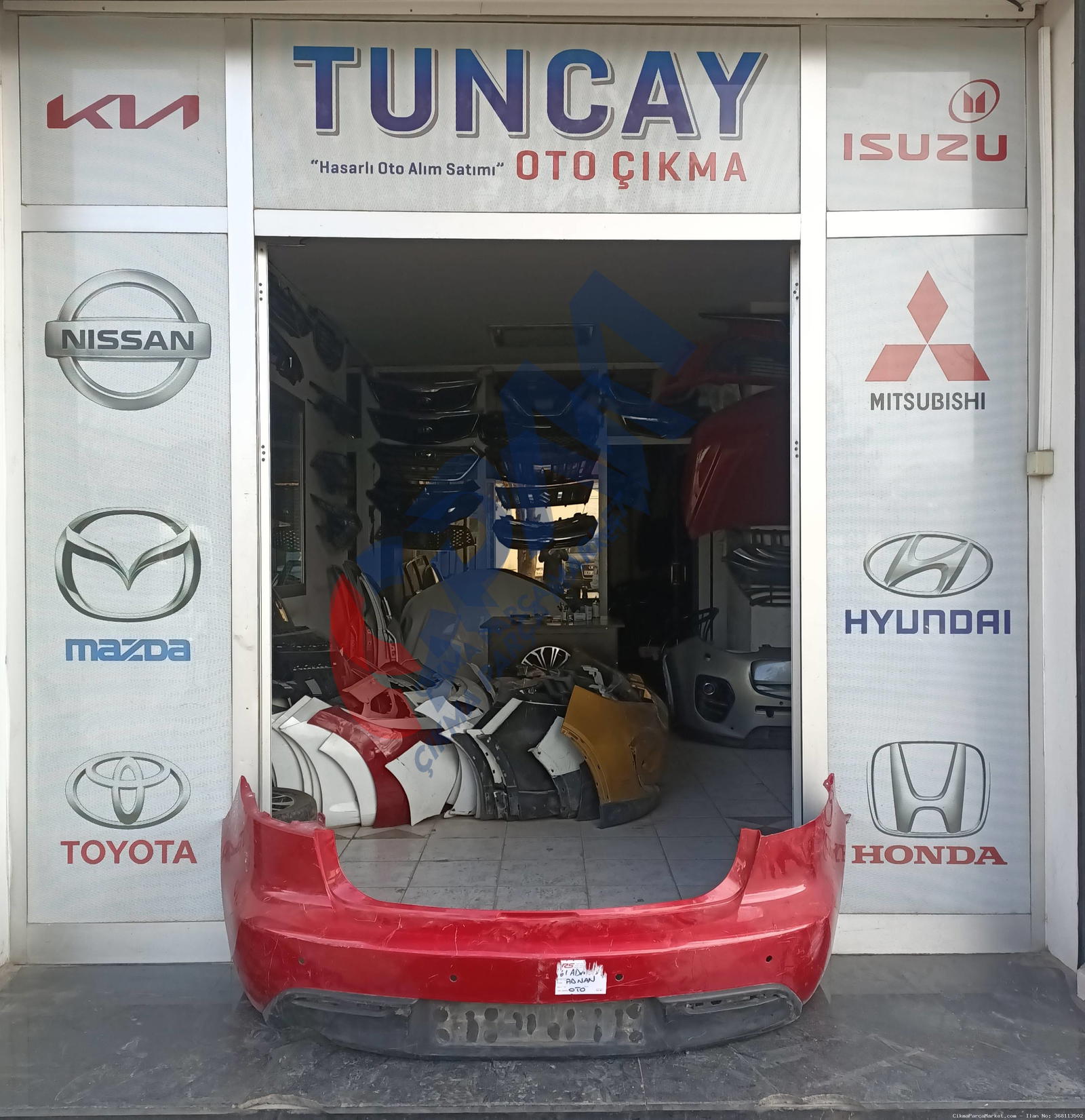 2009 2014 MAZDA 3 ARKA TAMPON ÇIKMA PARÇA ORJİNAL