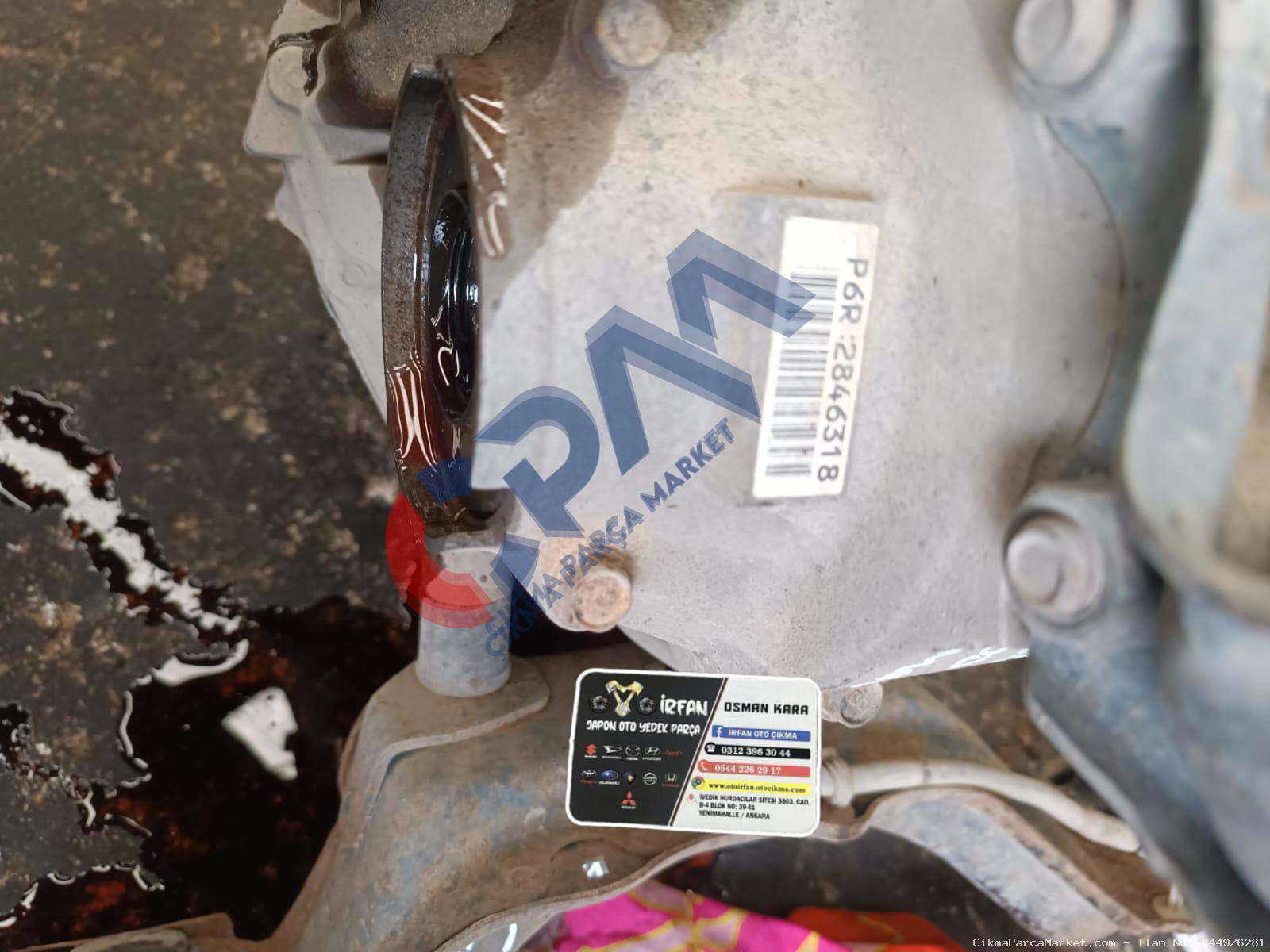 1996 2001 Honda CR V Arka Diferansiyel / P6R 2846318